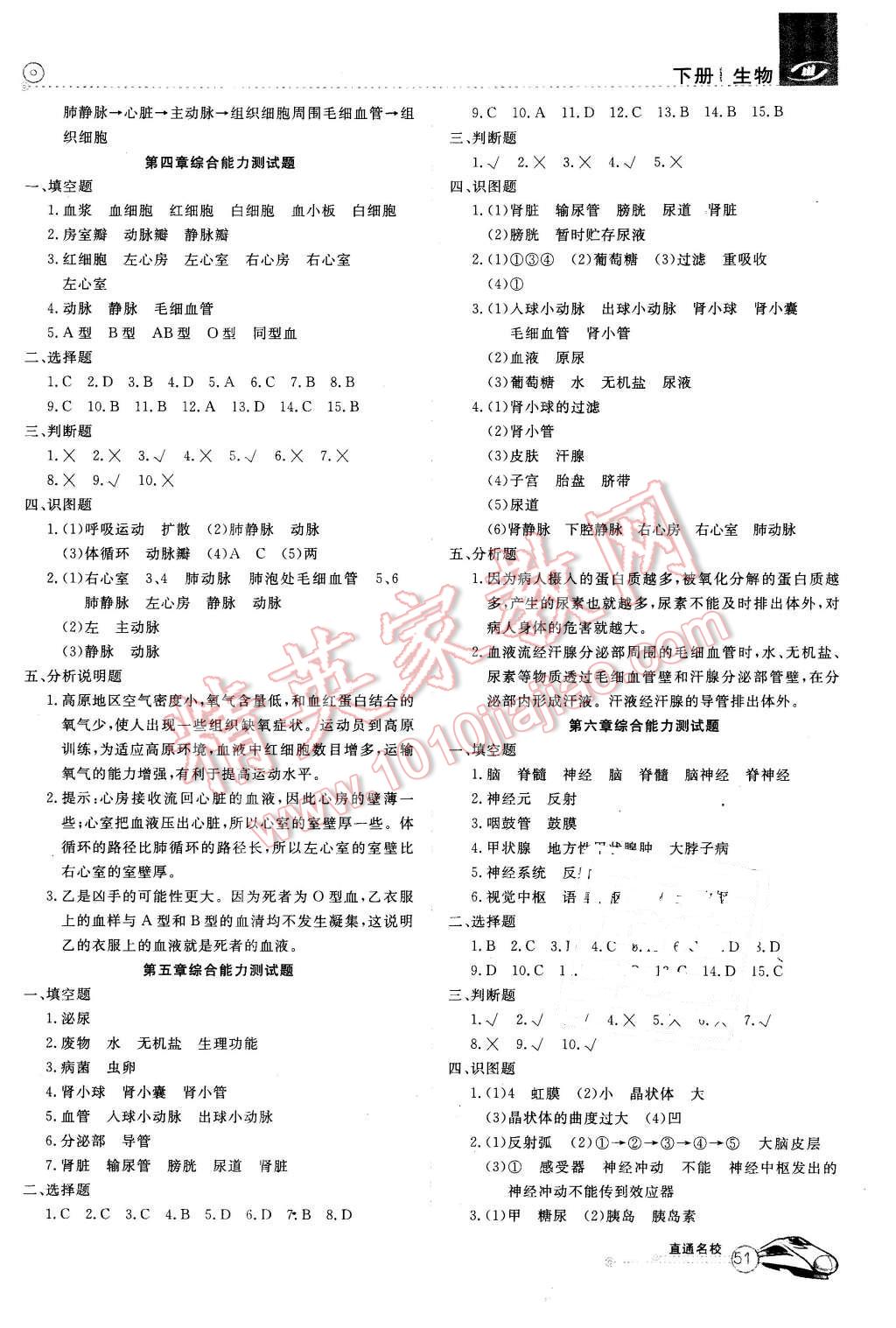 2016年高效通教材精析精練七年級生物下冊人教版 第9頁