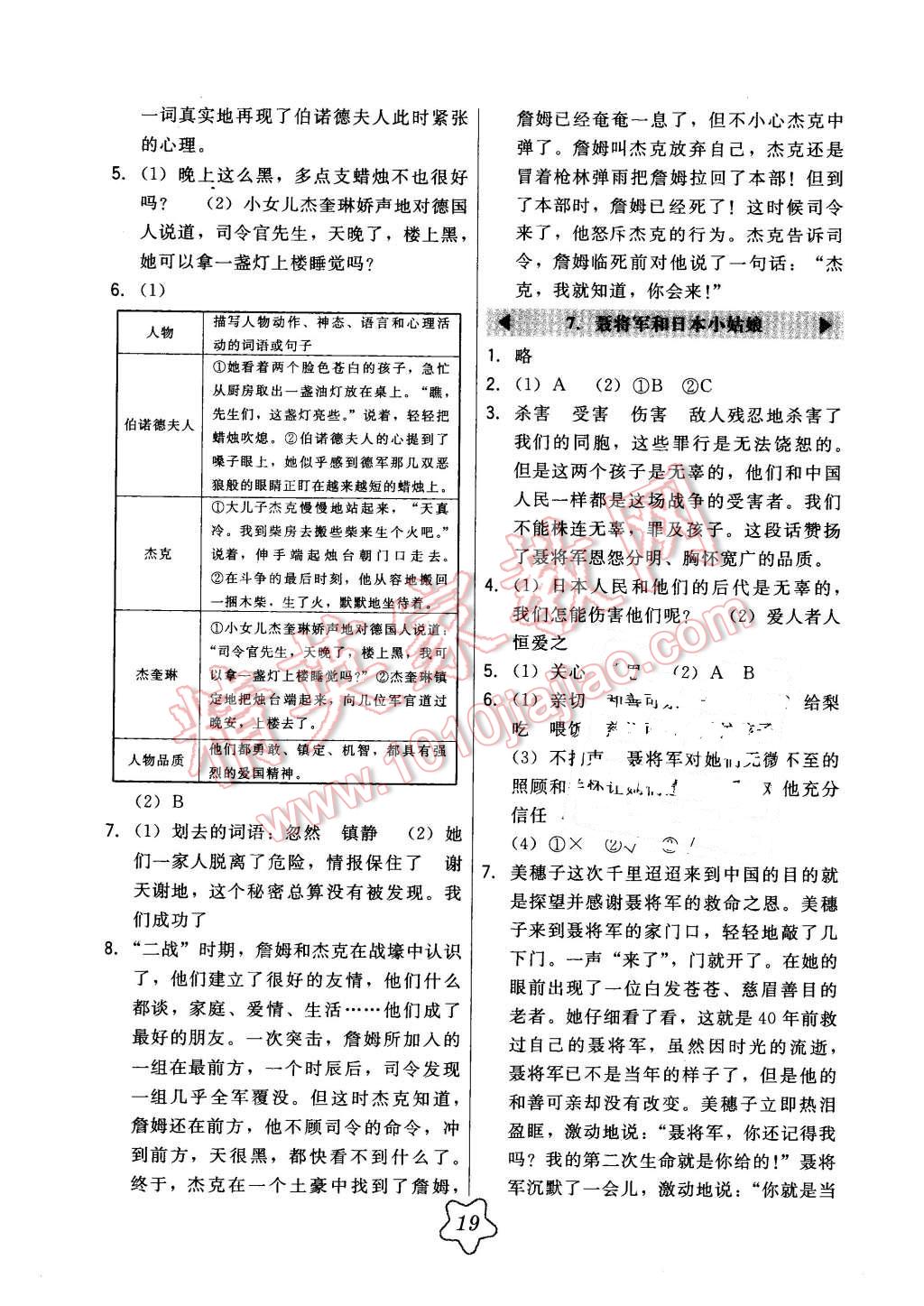 2016年北大绿卡六年级语文下册苏教版 第3页