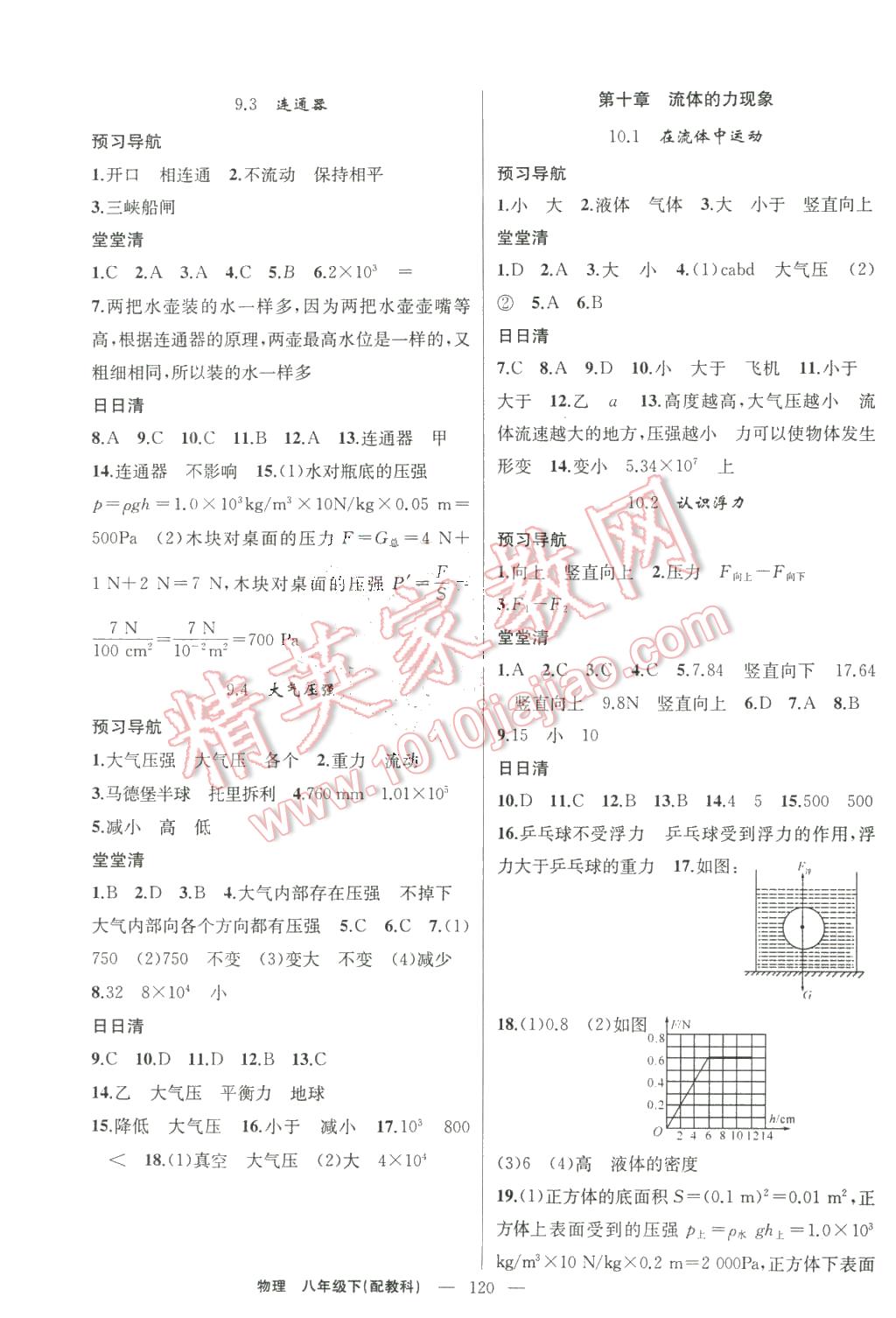 2016年四清導(dǎo)航八年級物理下冊科教版 第5頁