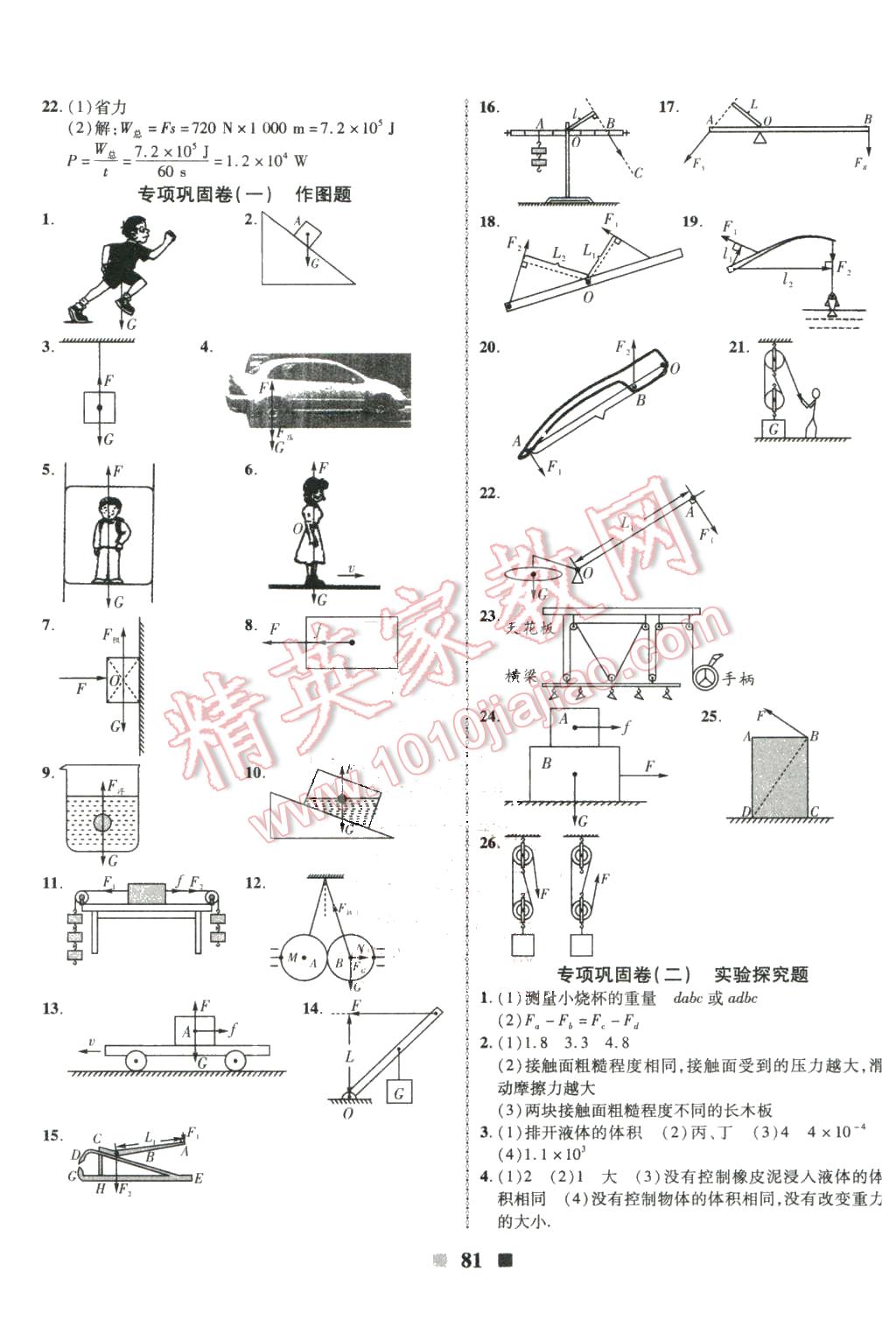 2016年优加全能大考卷八年级物理下册人教版 第5页