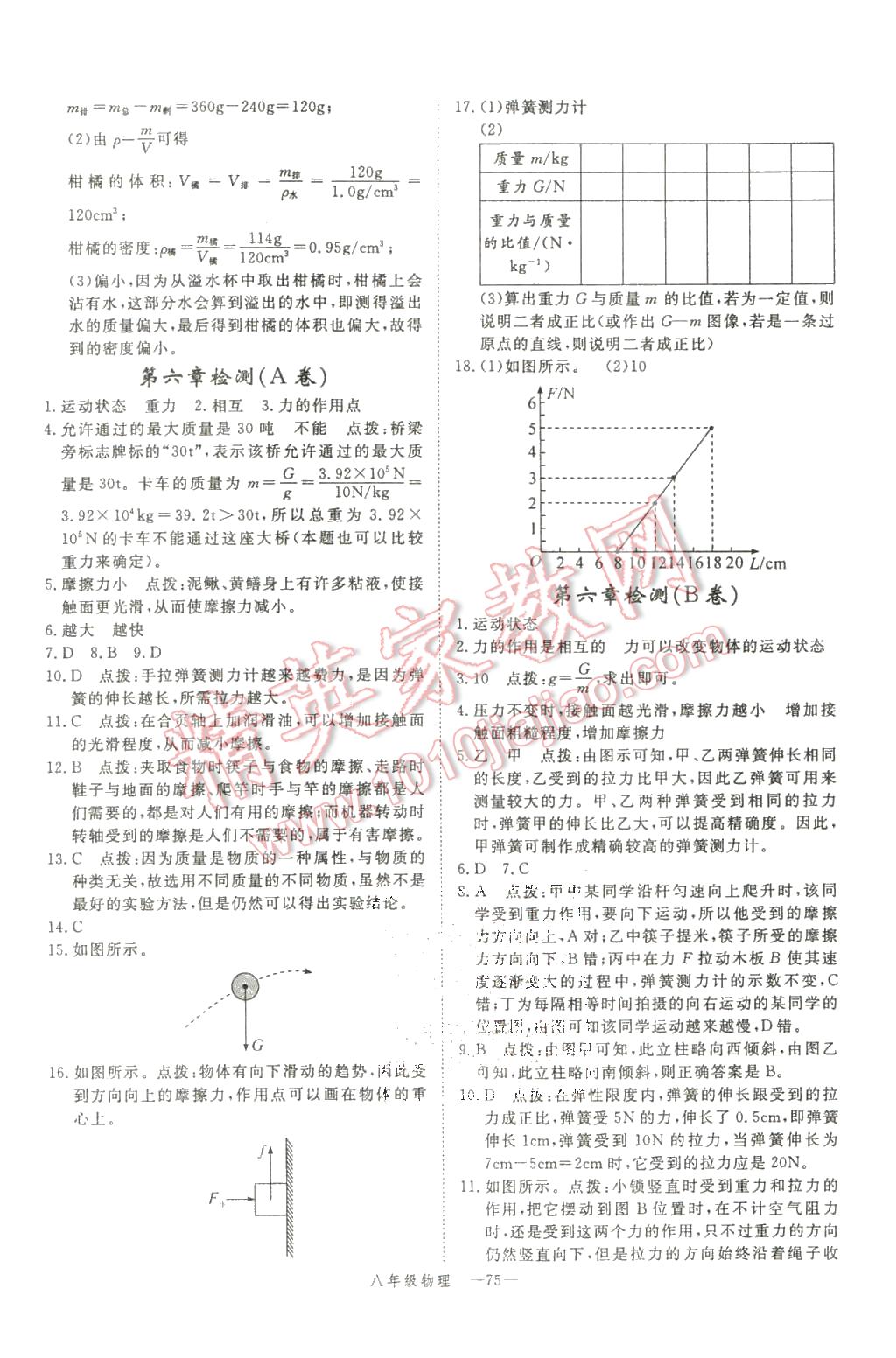 2016年时习之期末加寒假八年级物理沪科版 第4页