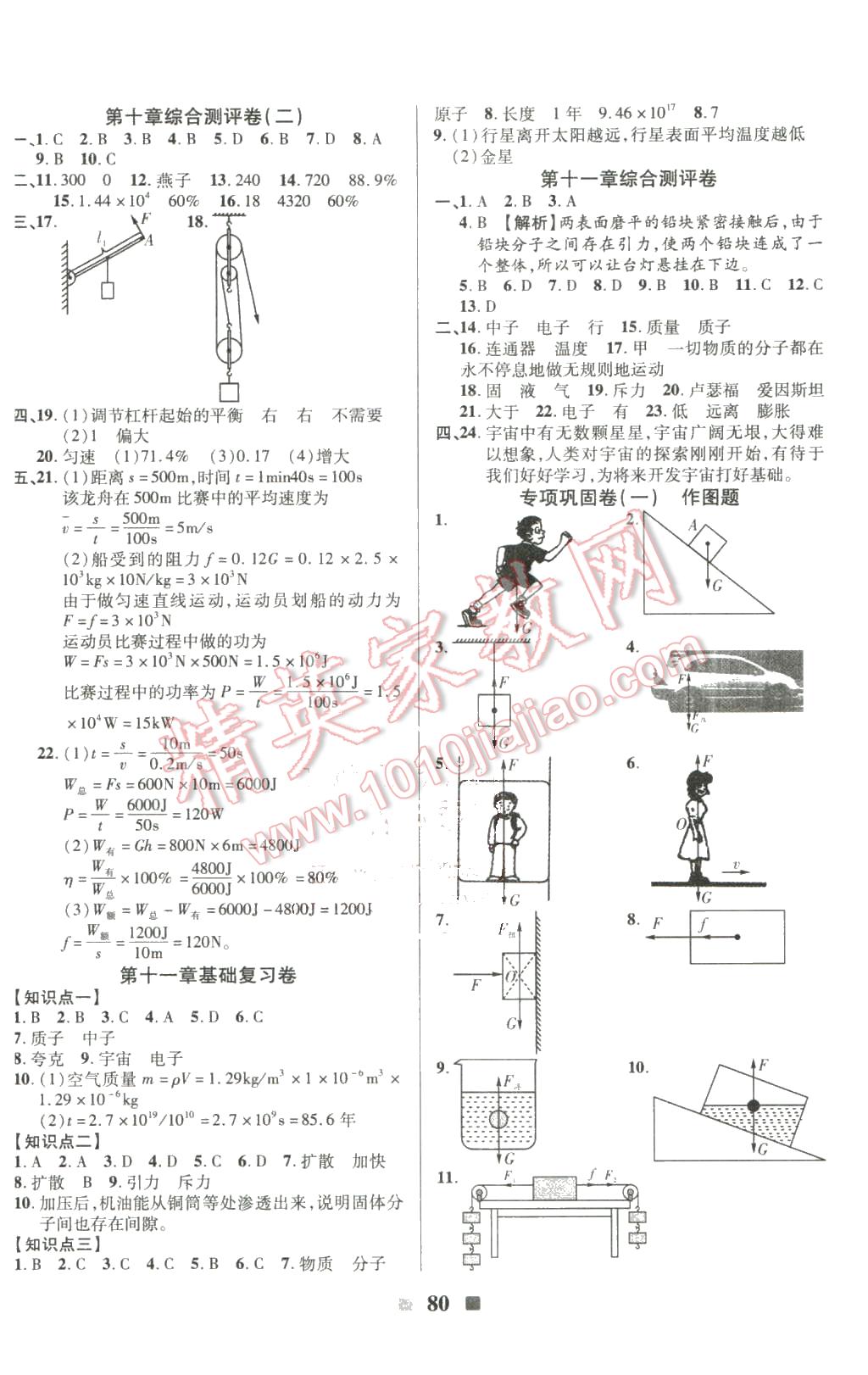 2016年優(yōu)加全能大考卷八年級(jí)物理下冊(cè)滬科版 第4頁