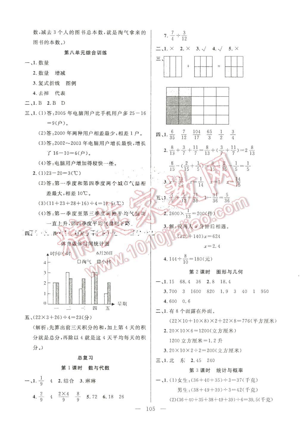 2016年百分學(xué)生作業(yè)本題練王五年級(jí)數(shù)學(xué)下冊(cè)北師大版 第11頁(yè)