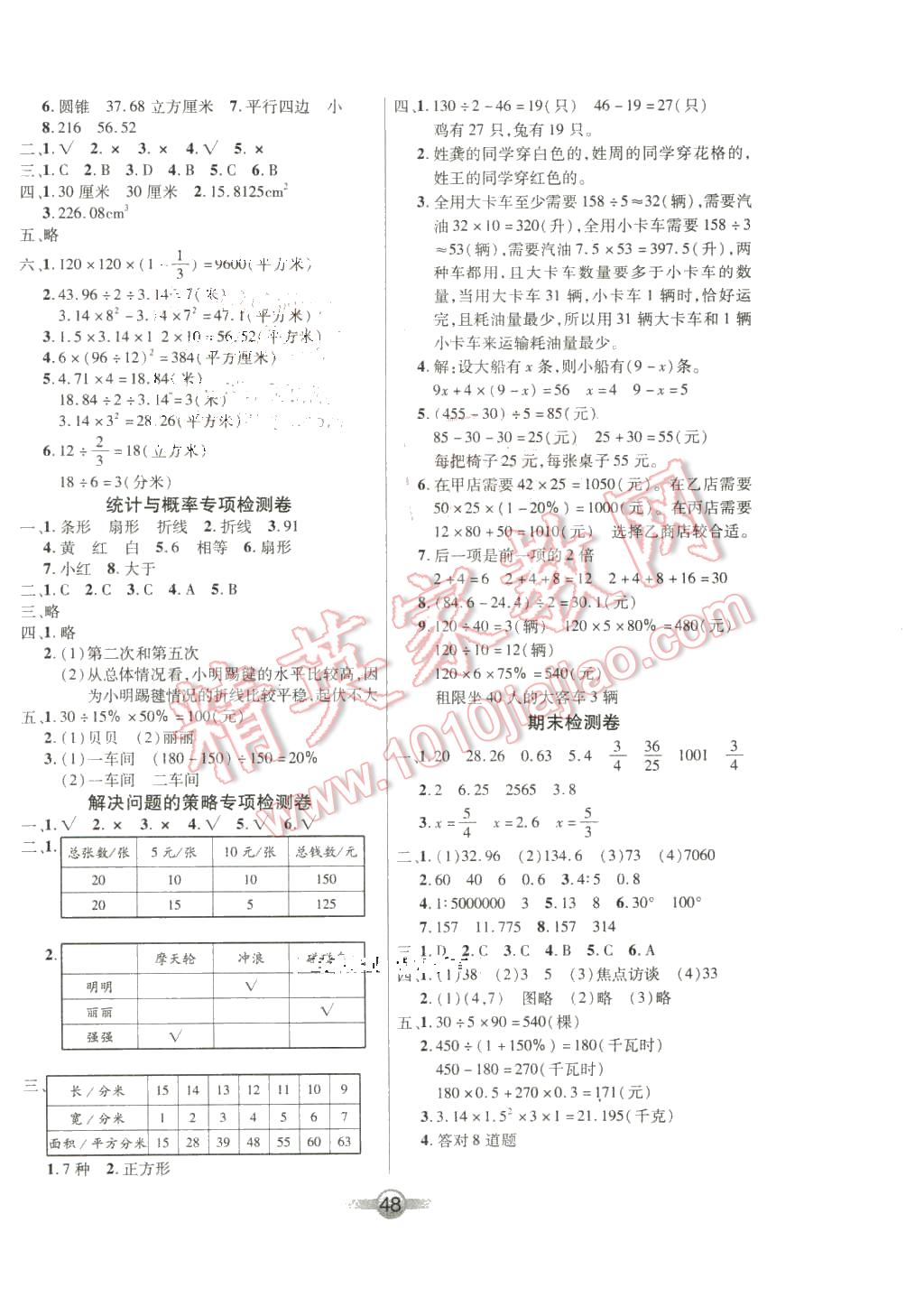 2016年小學生數(shù)學核心課堂六年級下冊北師大版 第8頁