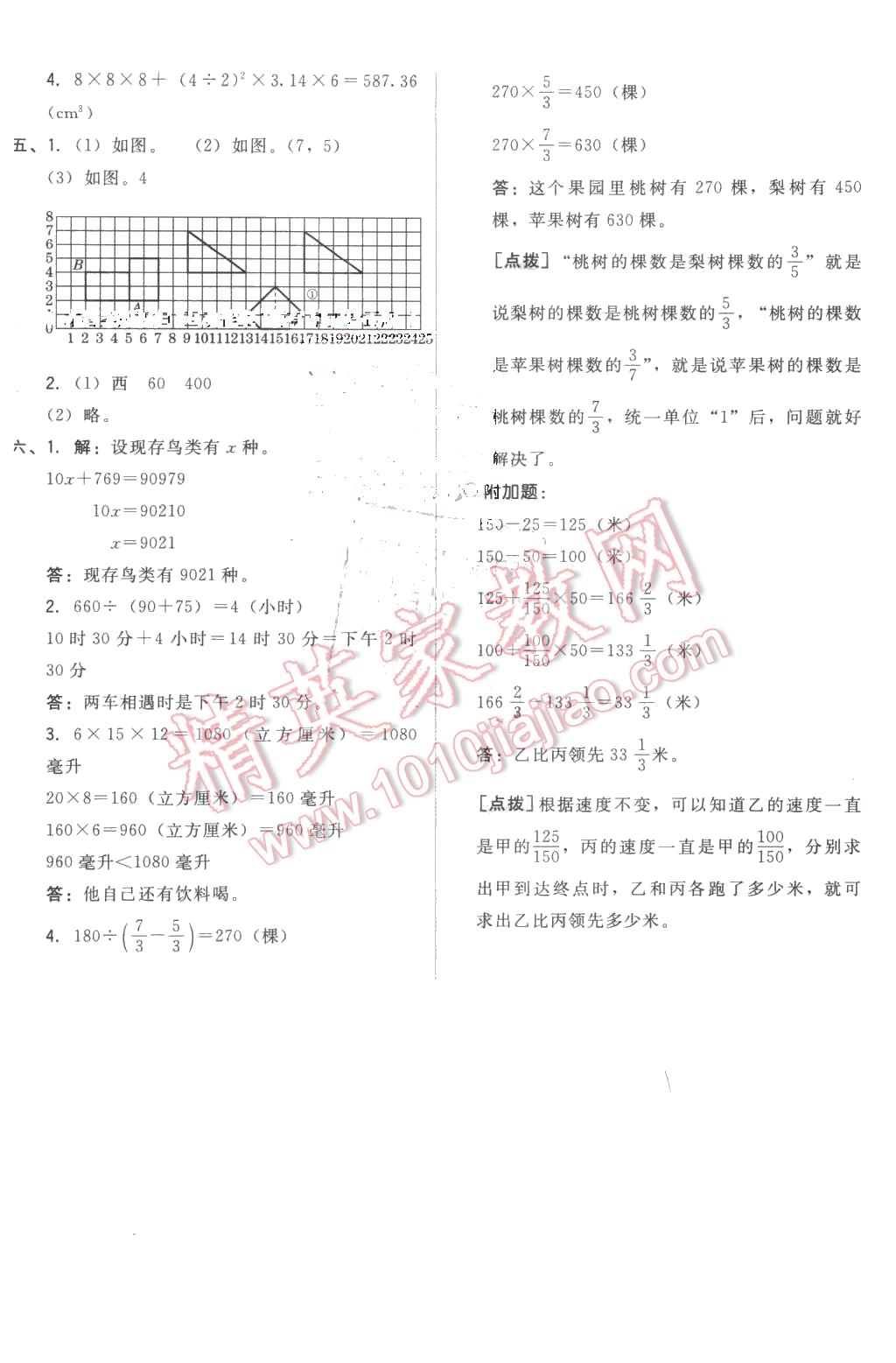 2016年好卷六年级数学下册苏教版 第20页