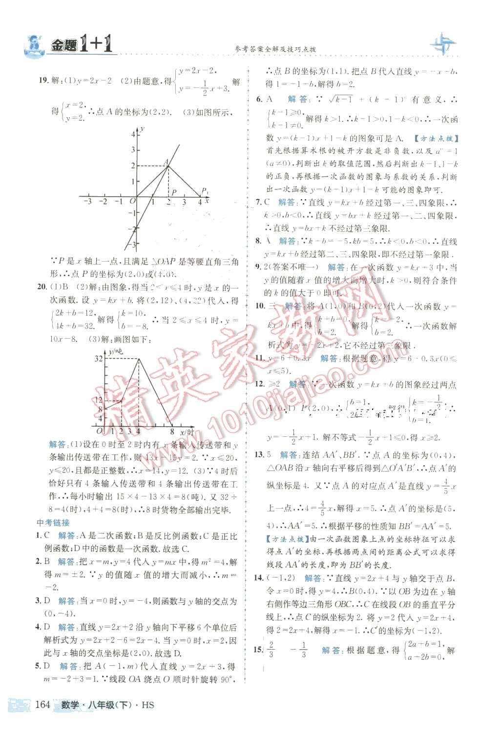 2016年金題1加1八年級數(shù)學下冊華師大版 第16頁