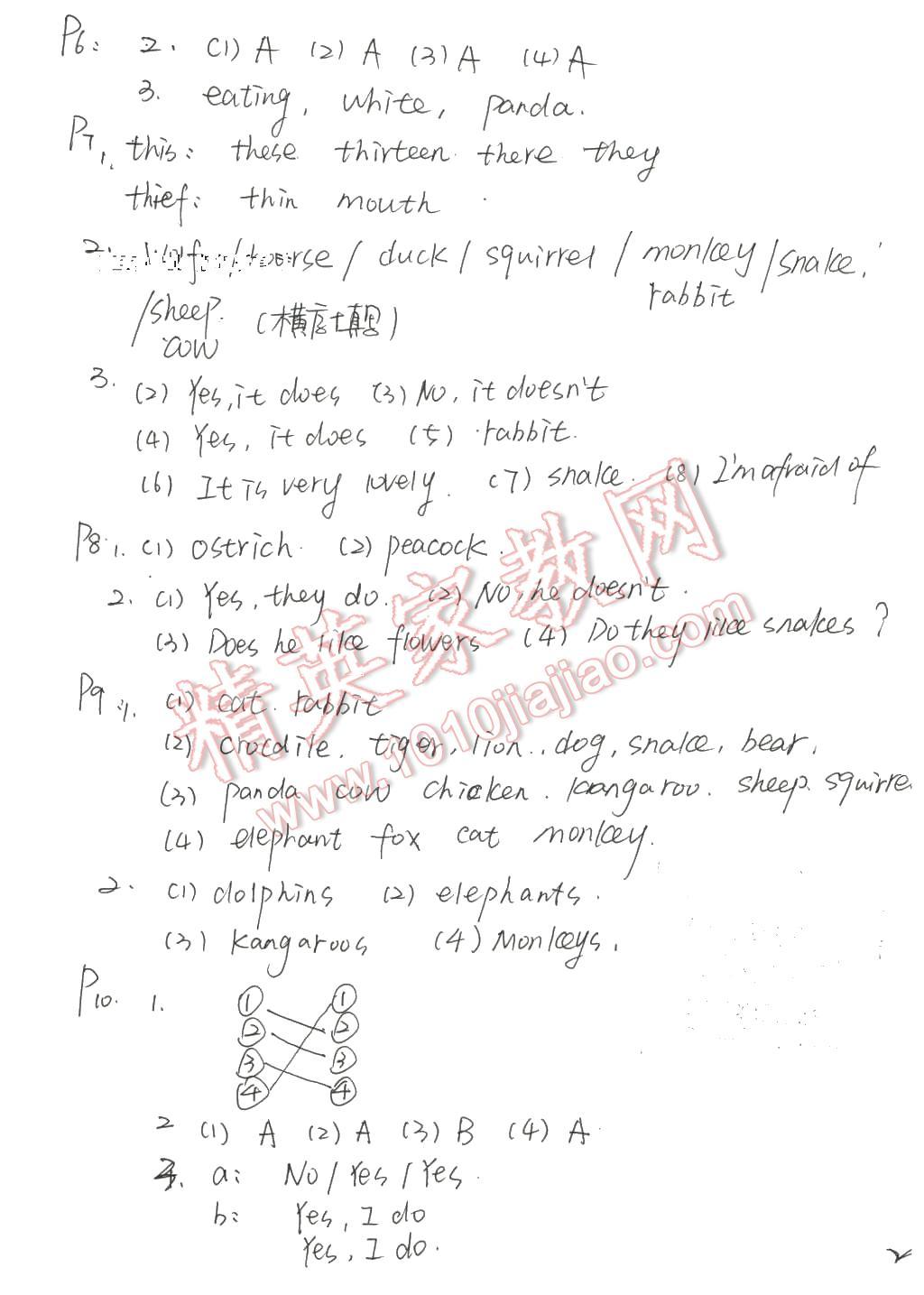 2016年寒假生活五年级英语北京师范大学出版社 第2页