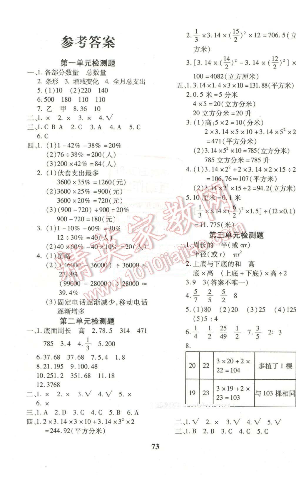 2016年黃岡360度定制密卷六年級數(shù)學下冊蘇教版 第1頁