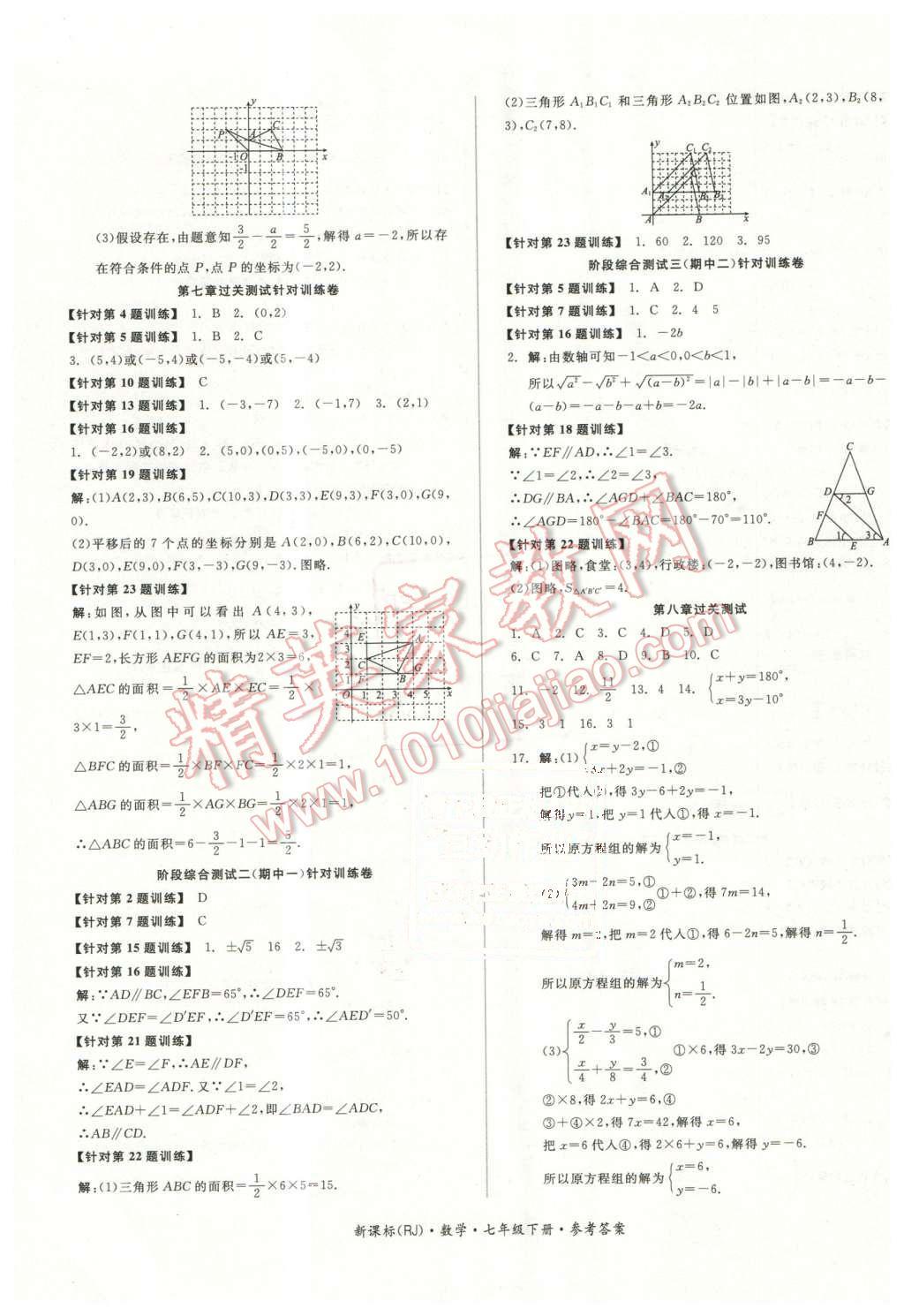 2016年全品小复习七年级数学下册人教版 第5页