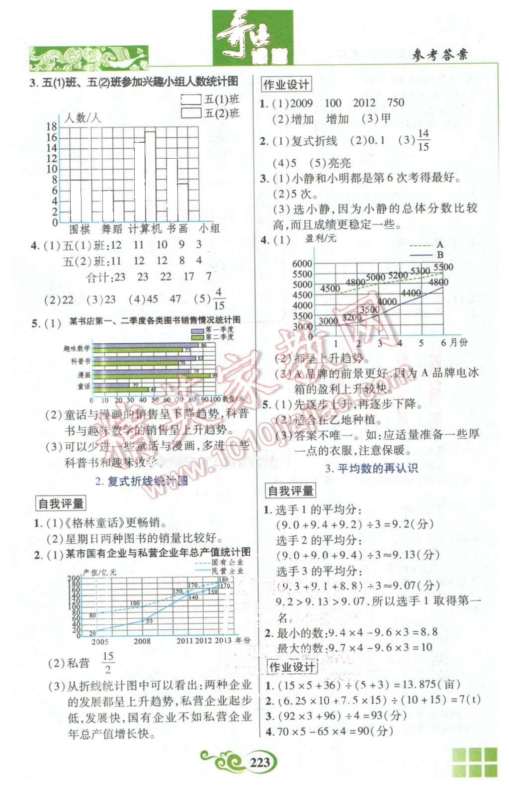 2016年奇迹课堂五年级数学下册北师大版 第14页