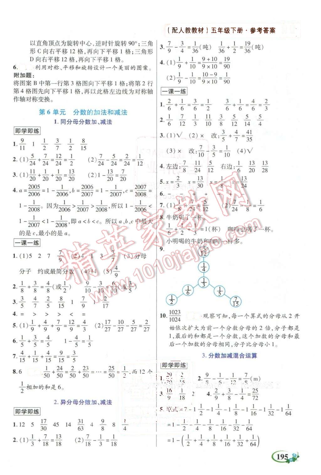 2016年教學(xué)大典五年級(jí)數(shù)學(xué)下冊(cè)人教版 第10頁(yè)