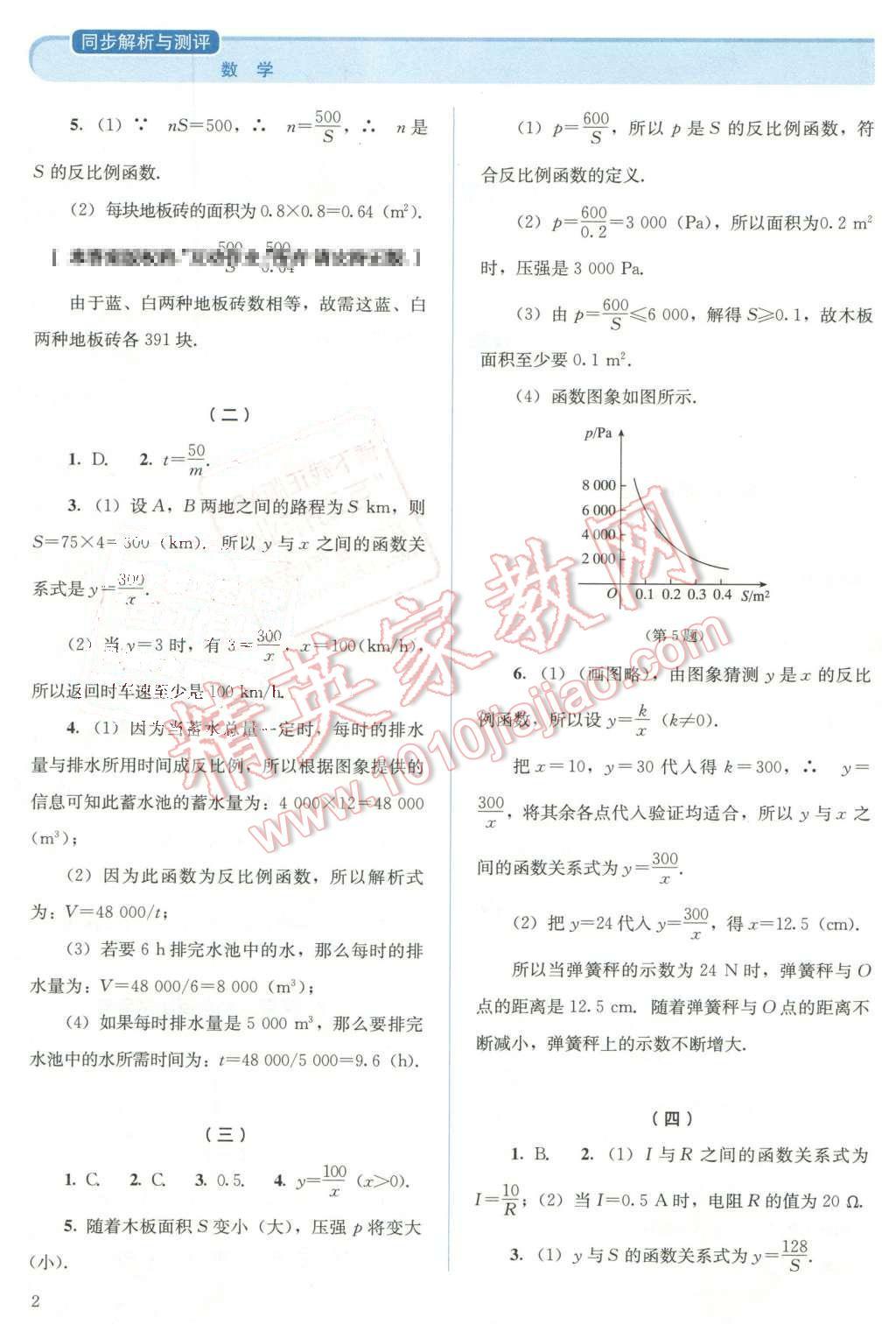 2016年人教金學(xué)典同步解析與測評九年級數(shù)學(xué)下冊人教版 第2頁