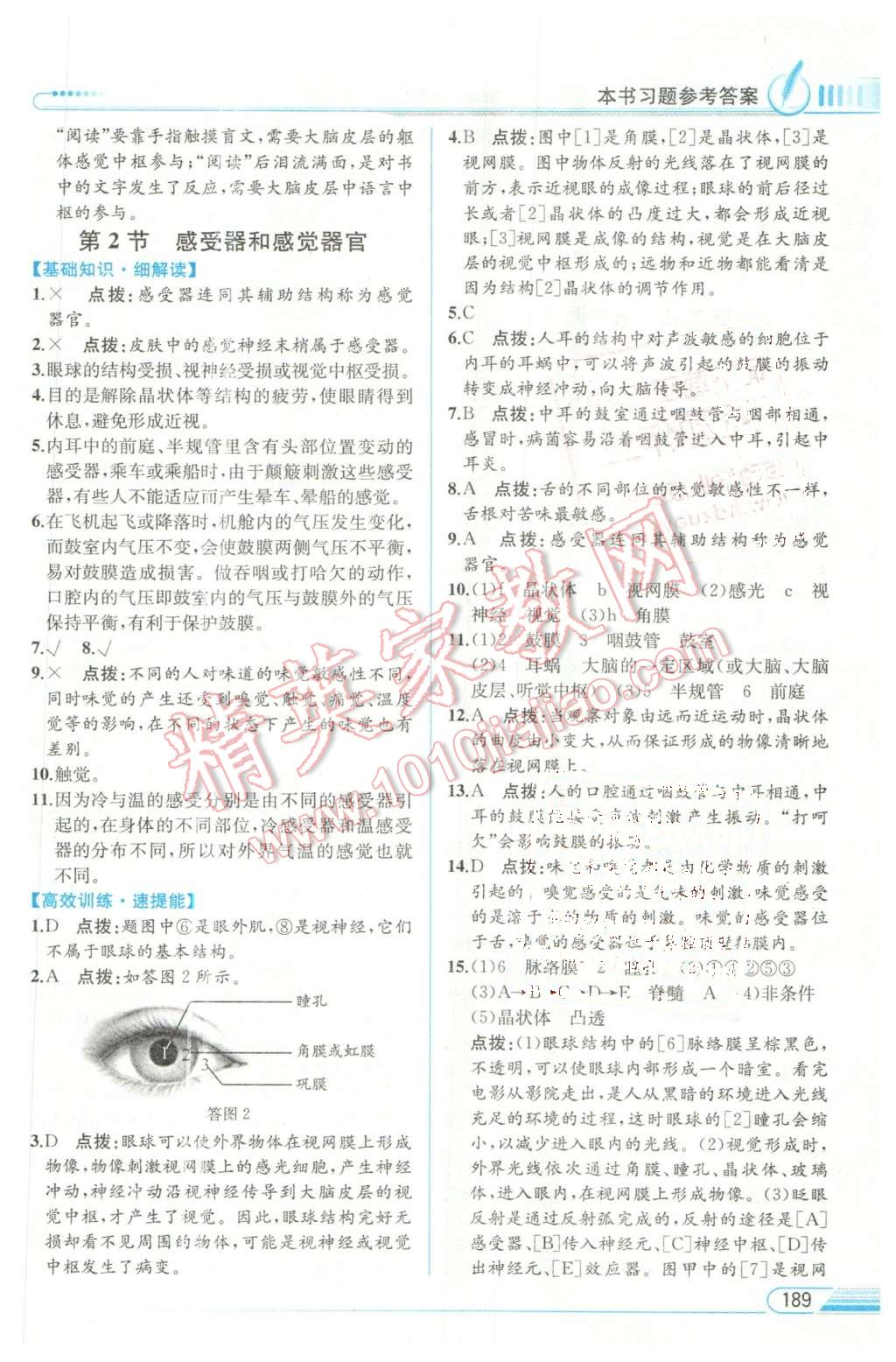 2016年教材解讀七年級生物學(xué)下冊北師大版 第11頁