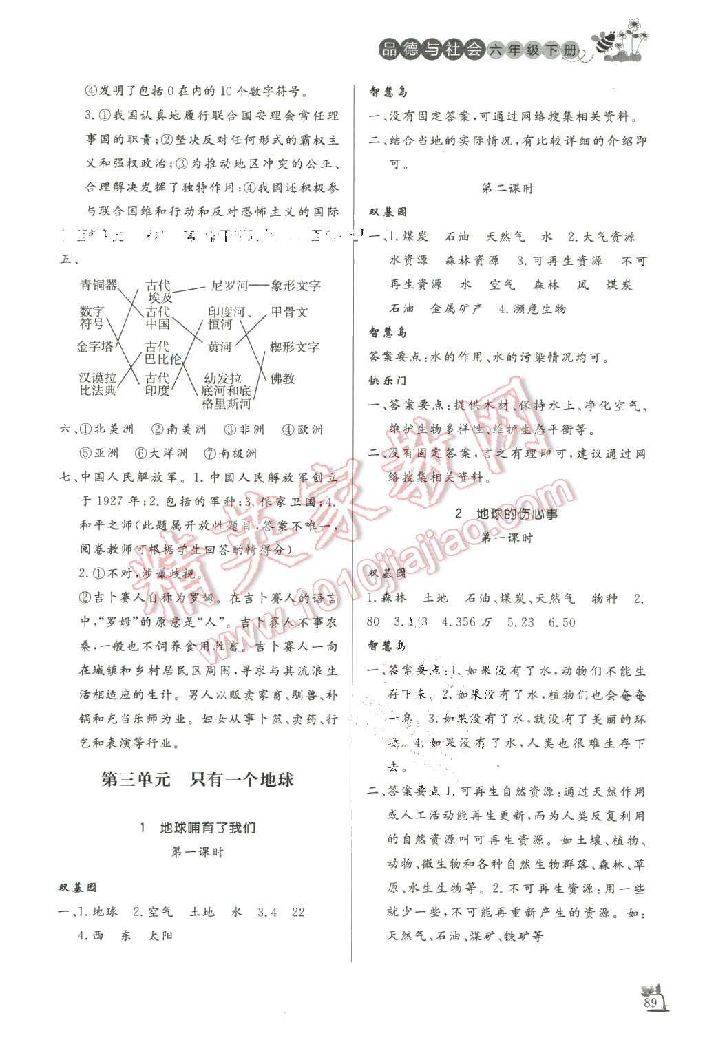 2016年南粤学典学考精练七年级思想品德下册北师大版 第5页