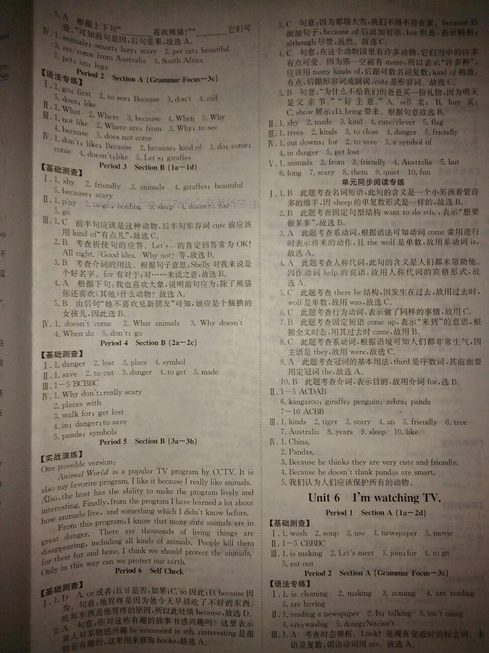 2015年全效學(xué)習(xí)七年級英語下冊人教版 第20頁