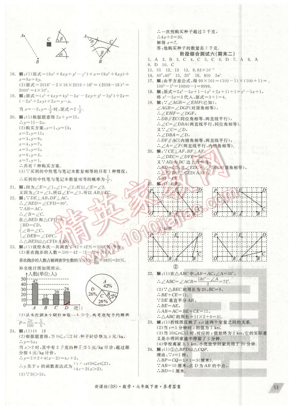 2016年全品小復(fù)習(xí)七年級數(shù)學(xué)下冊北師大版 第14頁