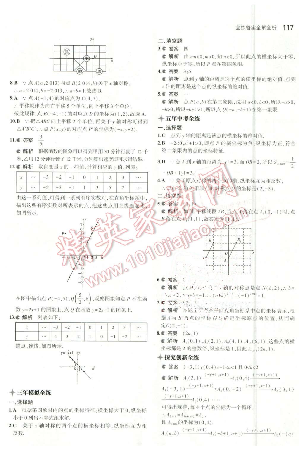 2016年5年中考3年模擬初中數(shù)學(xué)八年級(jí)下冊(cè)華師大版 第10頁