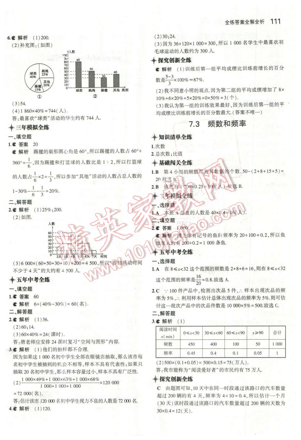 2016年5年中考3年模拟初中数学八年级下册苏科版 第2页