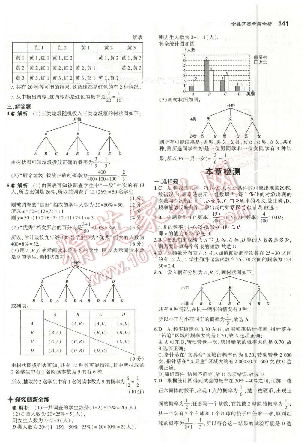 2016年5年中考3年模拟初中数学九年级下册青岛版 第23页