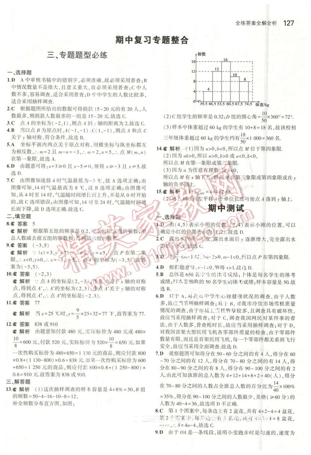 2016年5年中考3年模擬初中數(shù)學八年級下冊冀教版 第14頁