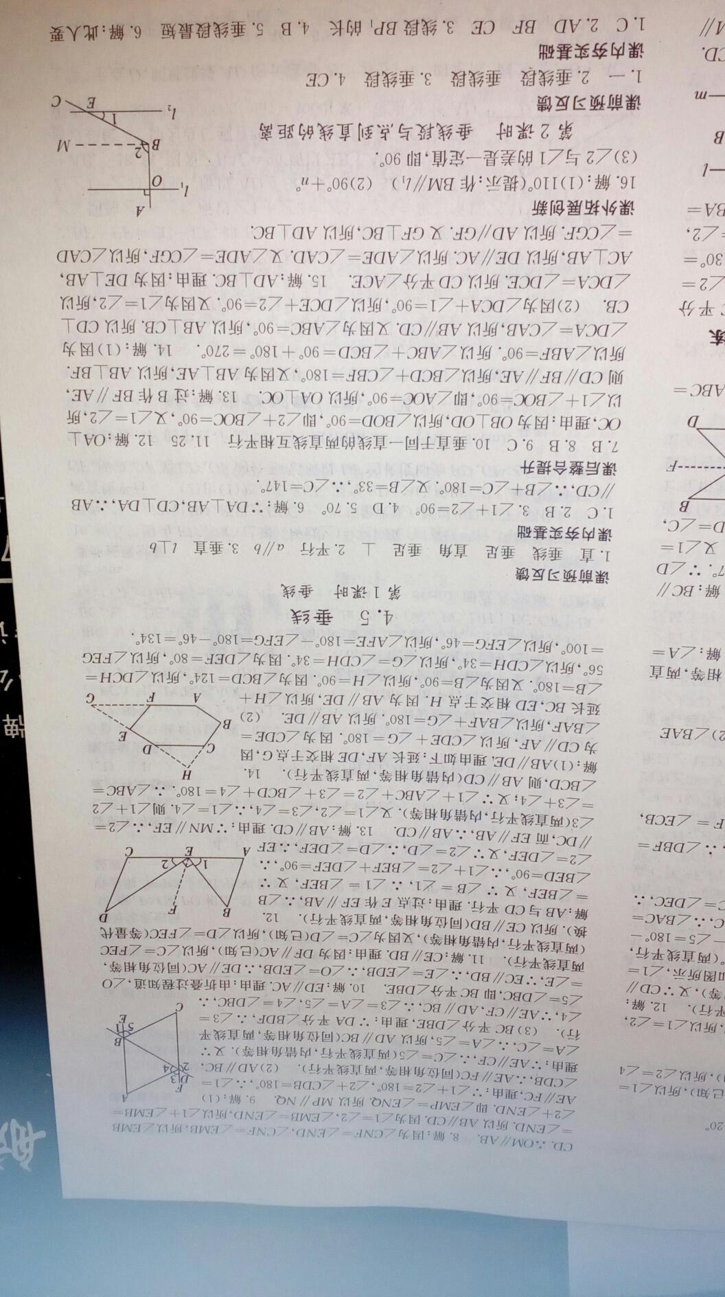 2016年名校课堂内外七年级数学下册人教版 第51页