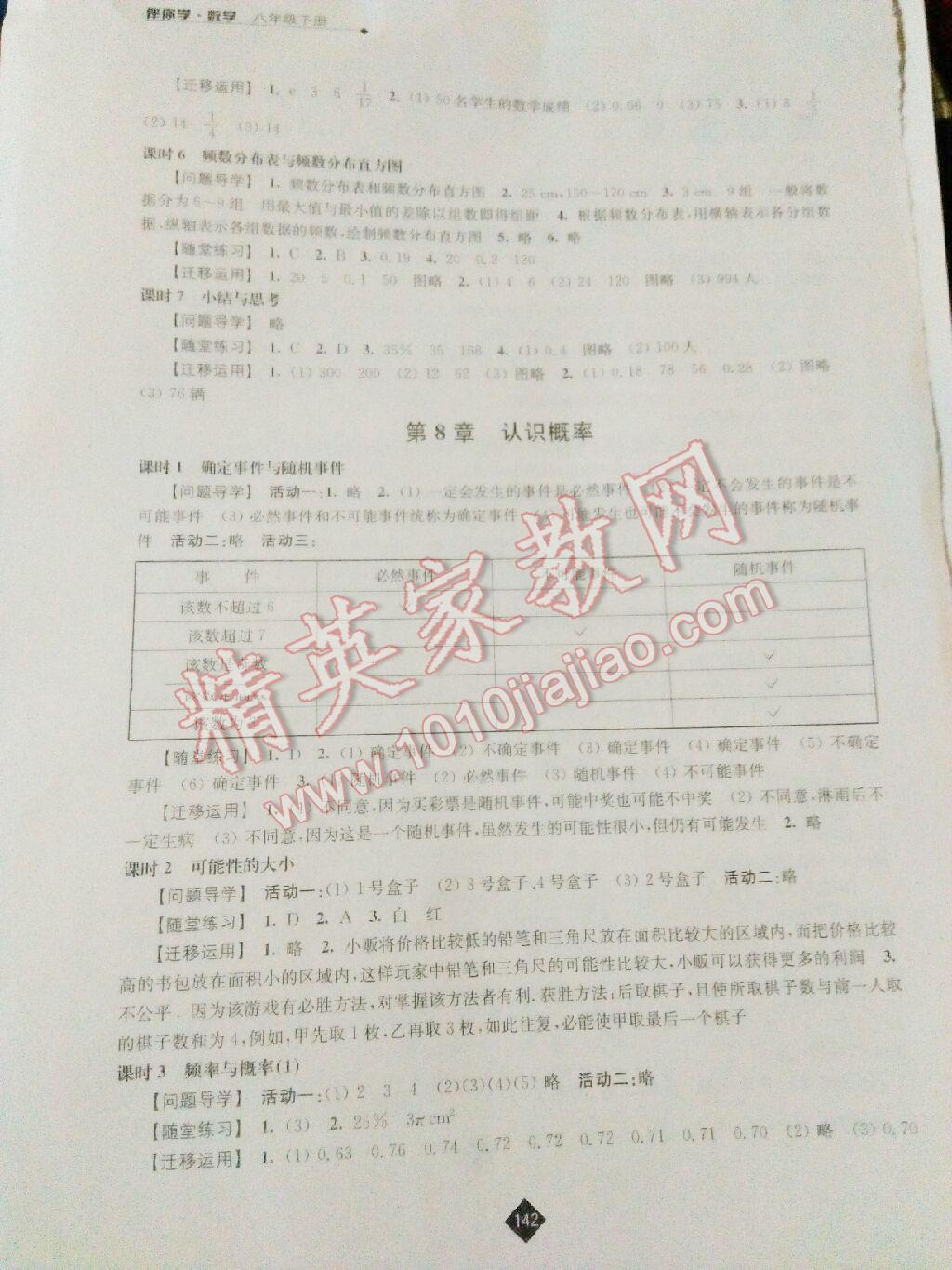 2014年伴你學(xué)八年級數(shù)學(xué)下冊蘇科版 第2頁