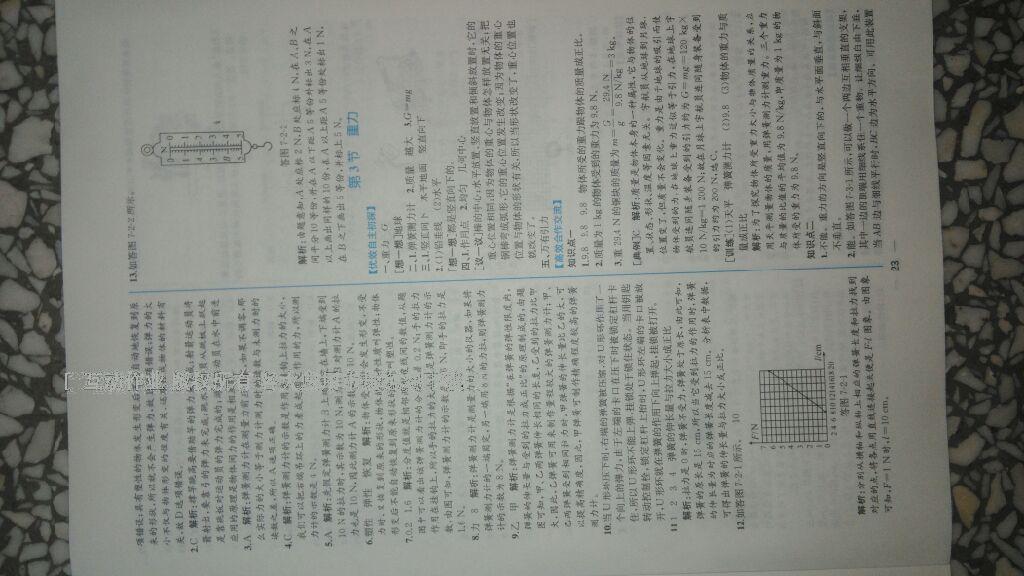 2015年同步导学案课时练八年级物理下册人教版 第47页