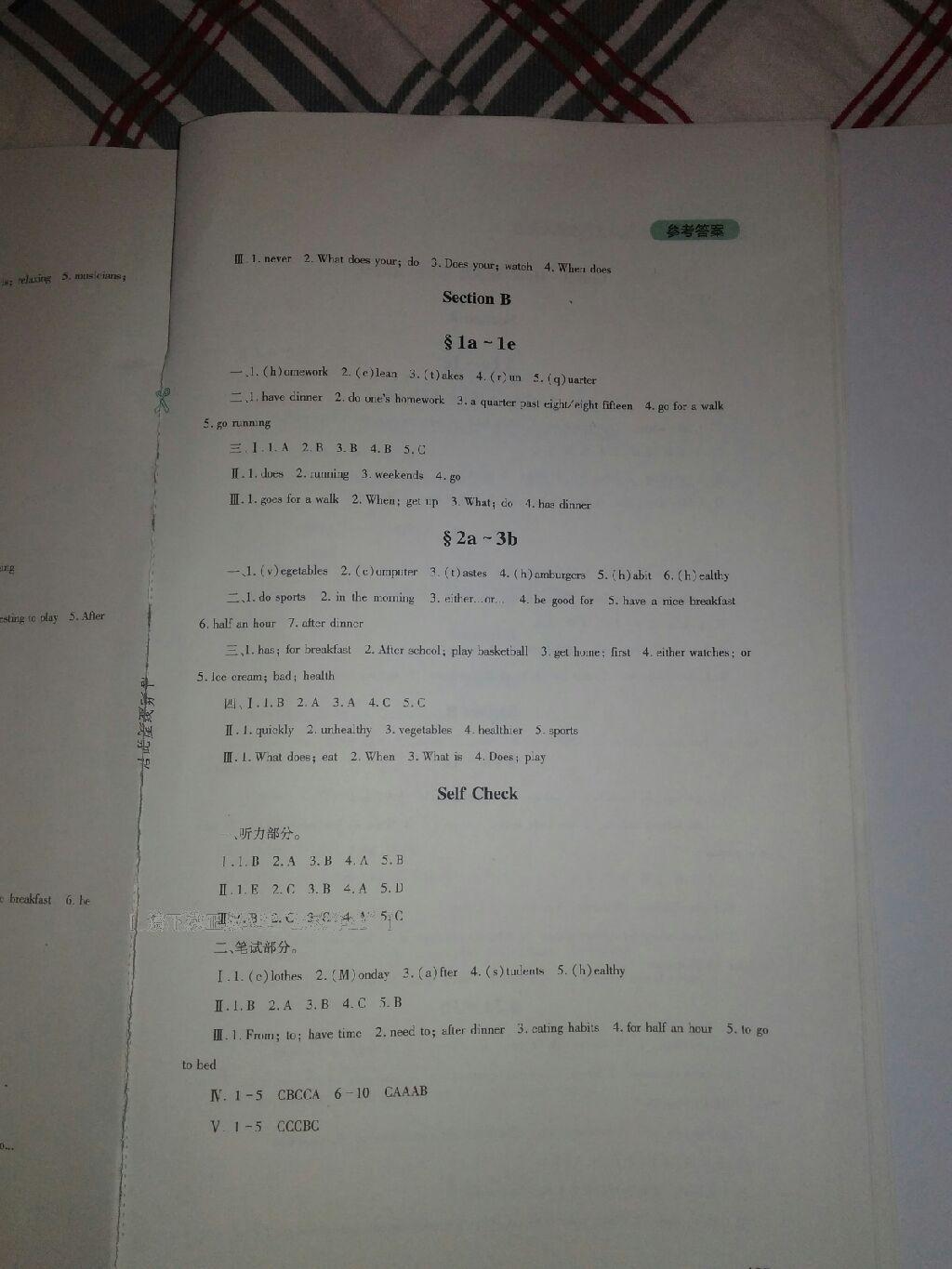 2014年新課程實(shí)踐與探究叢書七年級(jí)英語(yǔ)下冊(cè)人教版 第15頁(yè)