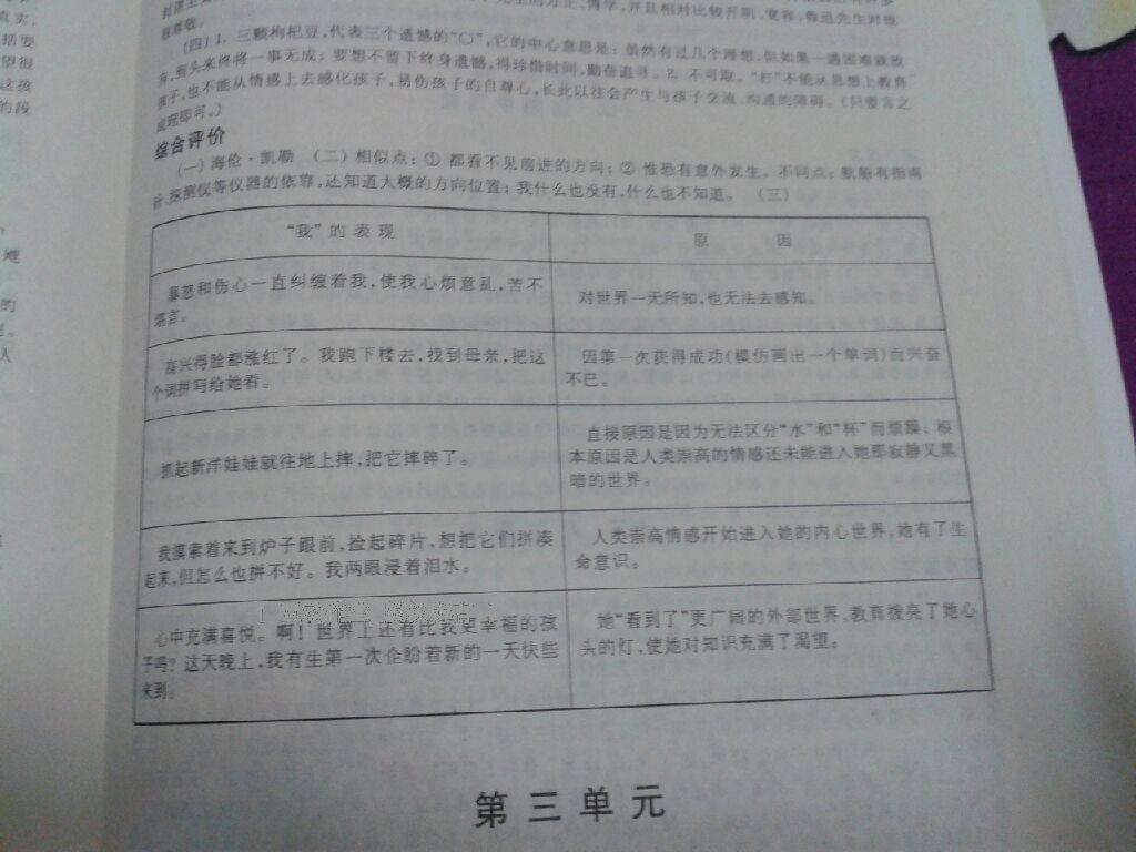 2015年學(xué)習(xí)與評價七年級語文下冊蘇教版鳳凰教育出版社 第32頁