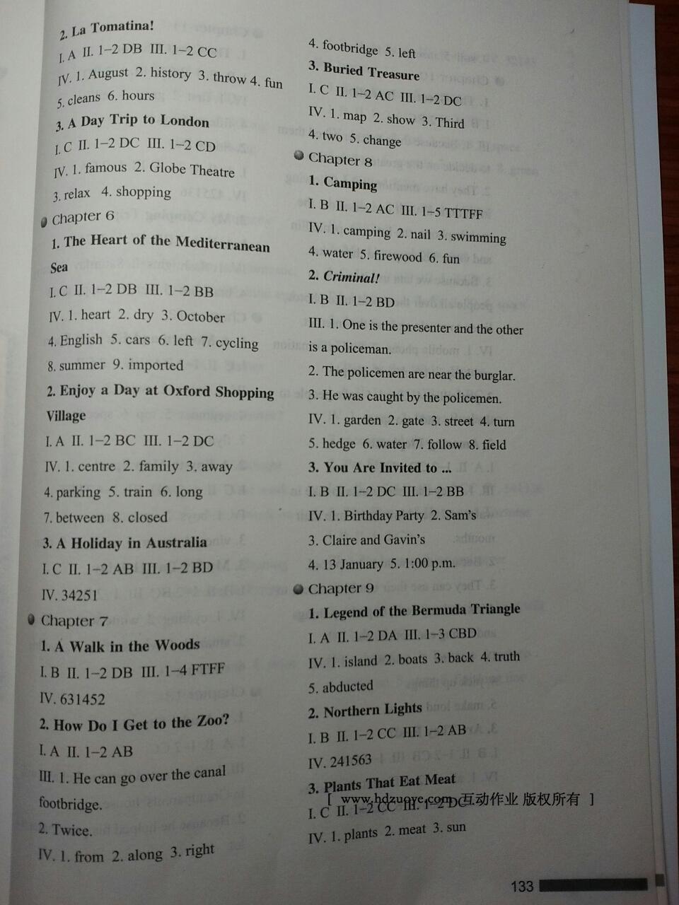 2015年導讀誦讀閱讀初中英語讀本七年級下冊7B 第10頁