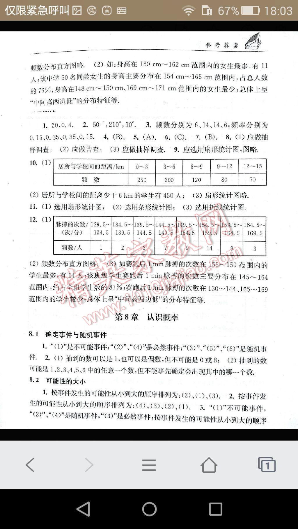 2015年數(shù)學補充習題八年級下冊 第3頁