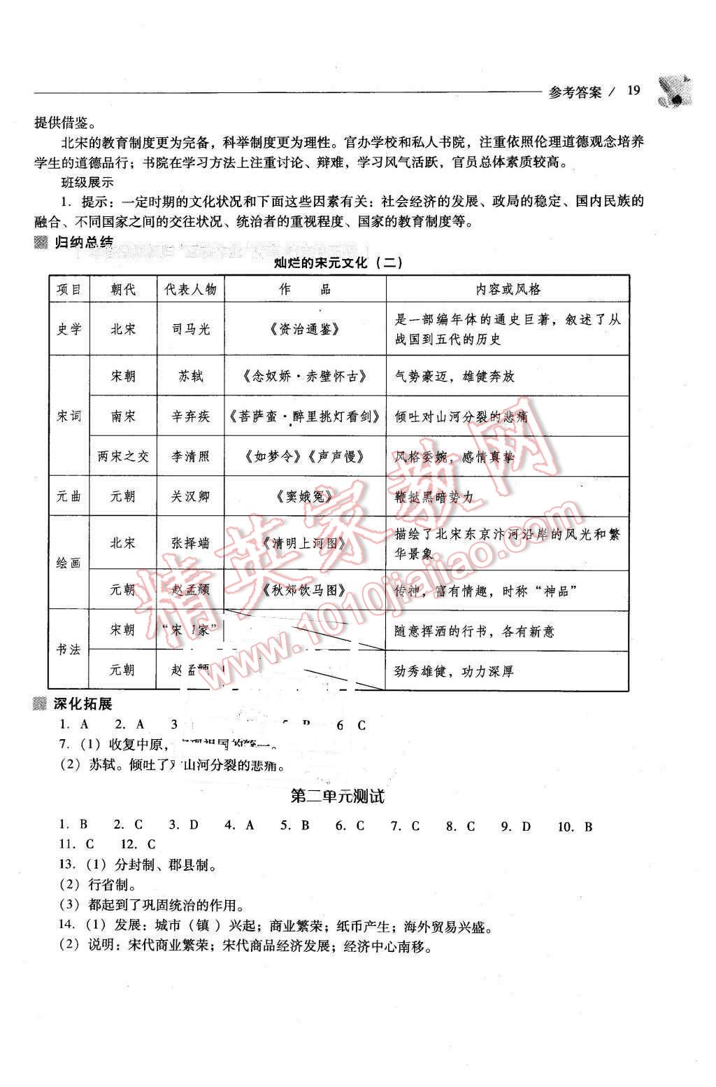 2016年新課程問題解決導(dǎo)學(xué)方案七年級中國歷史下冊人教版 第19頁