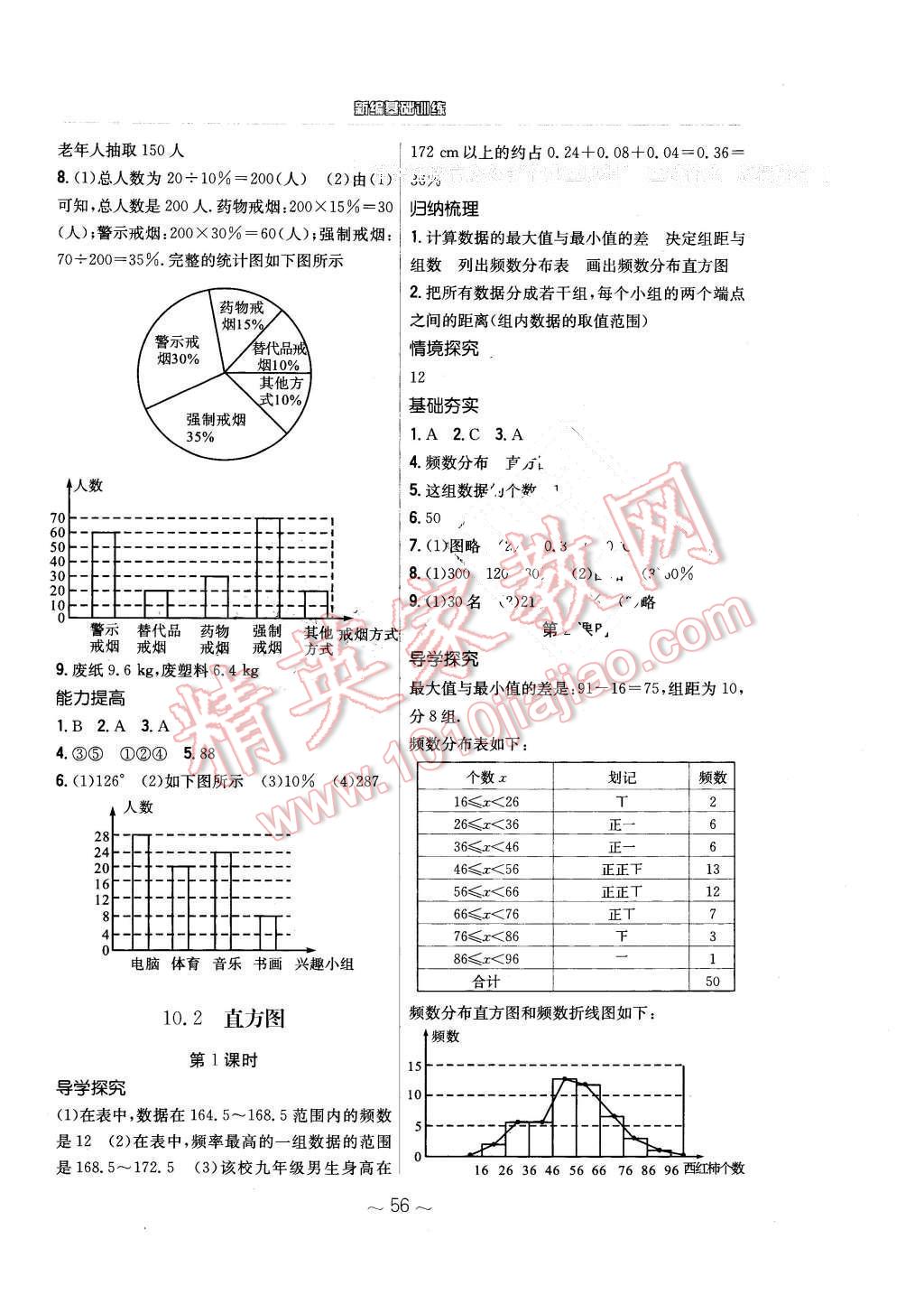 2016年新编基础训练七年级数学下册人教版 第24页