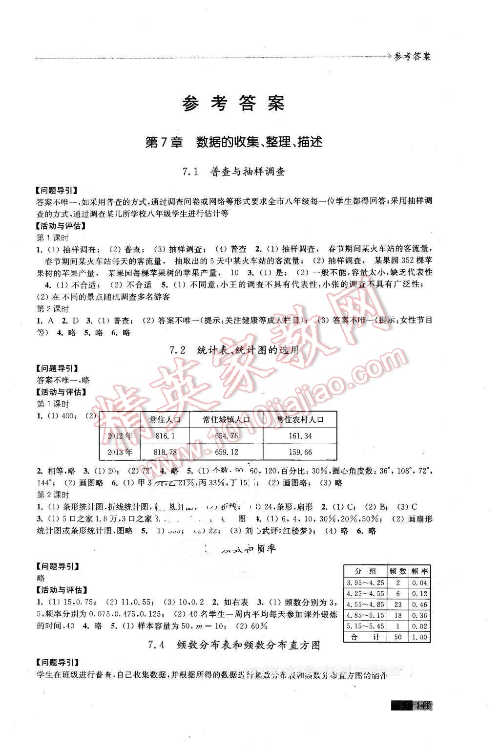 2016年學習與評價八年級數(shù)學下冊蘇科版江蘇鳳凰教育出版社 第1頁