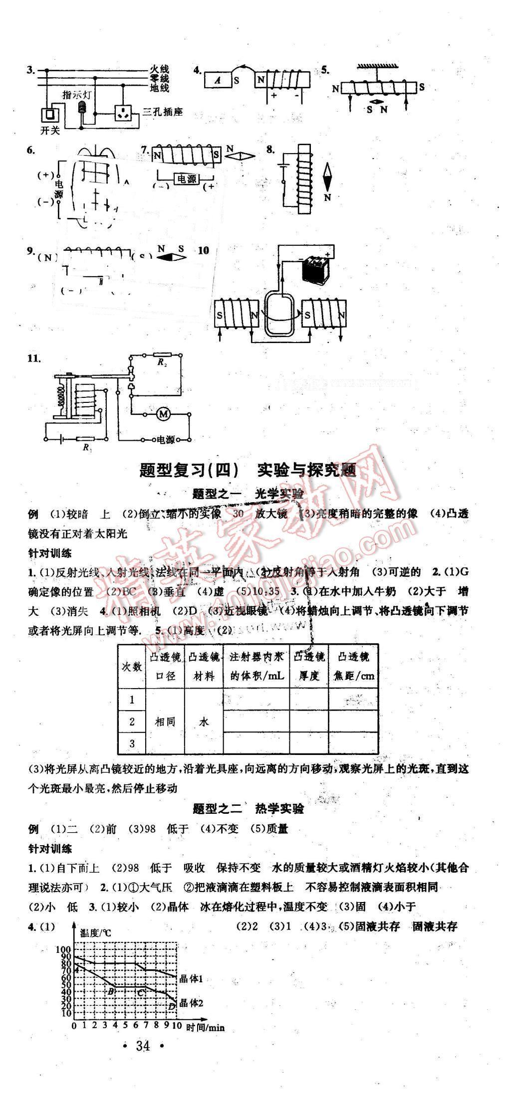 2016年云南火线100天中考滚动复习法物理 第21页