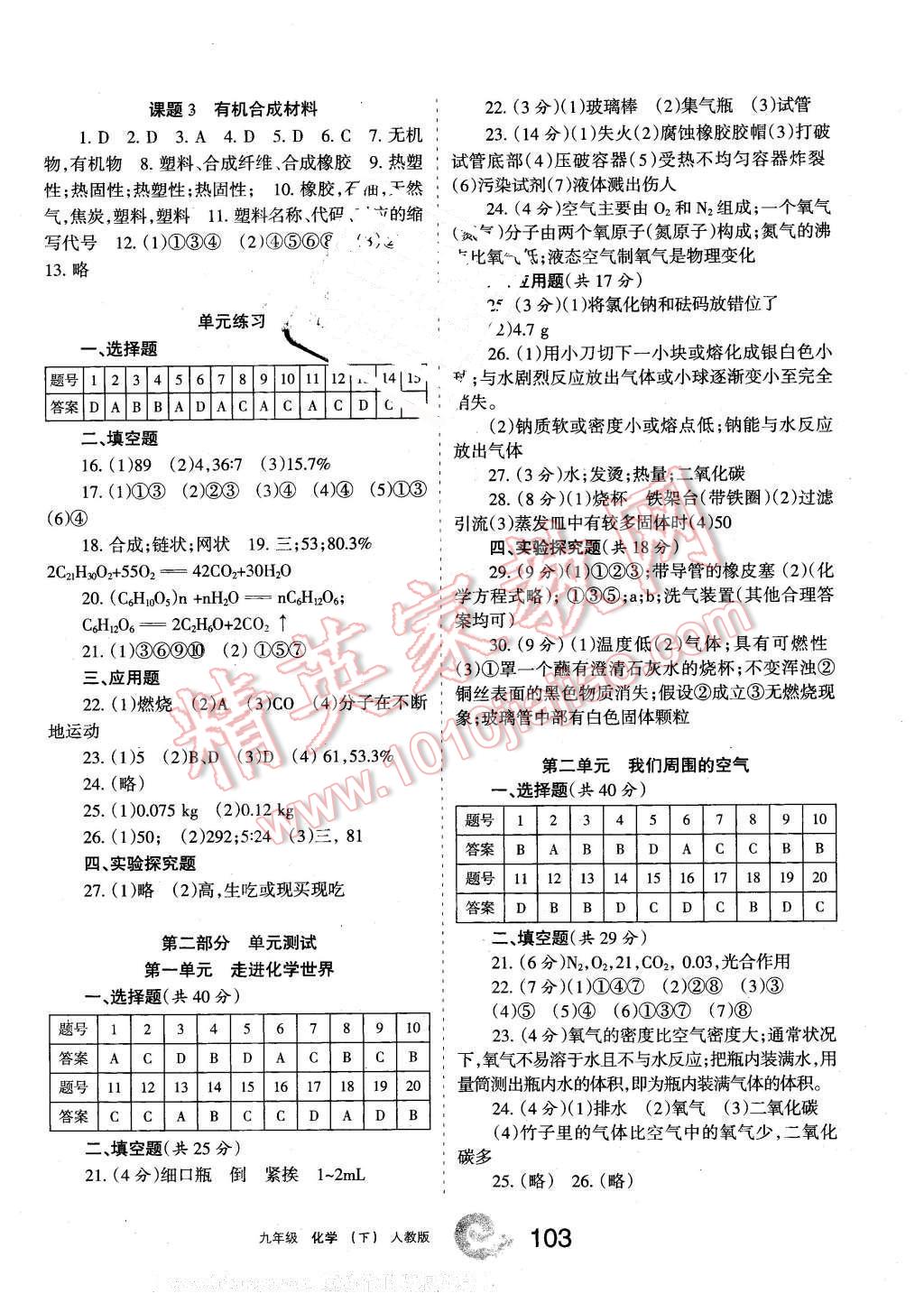 2016年學(xué)習(xí)之友九年級化學(xué)下冊人教版 第3頁