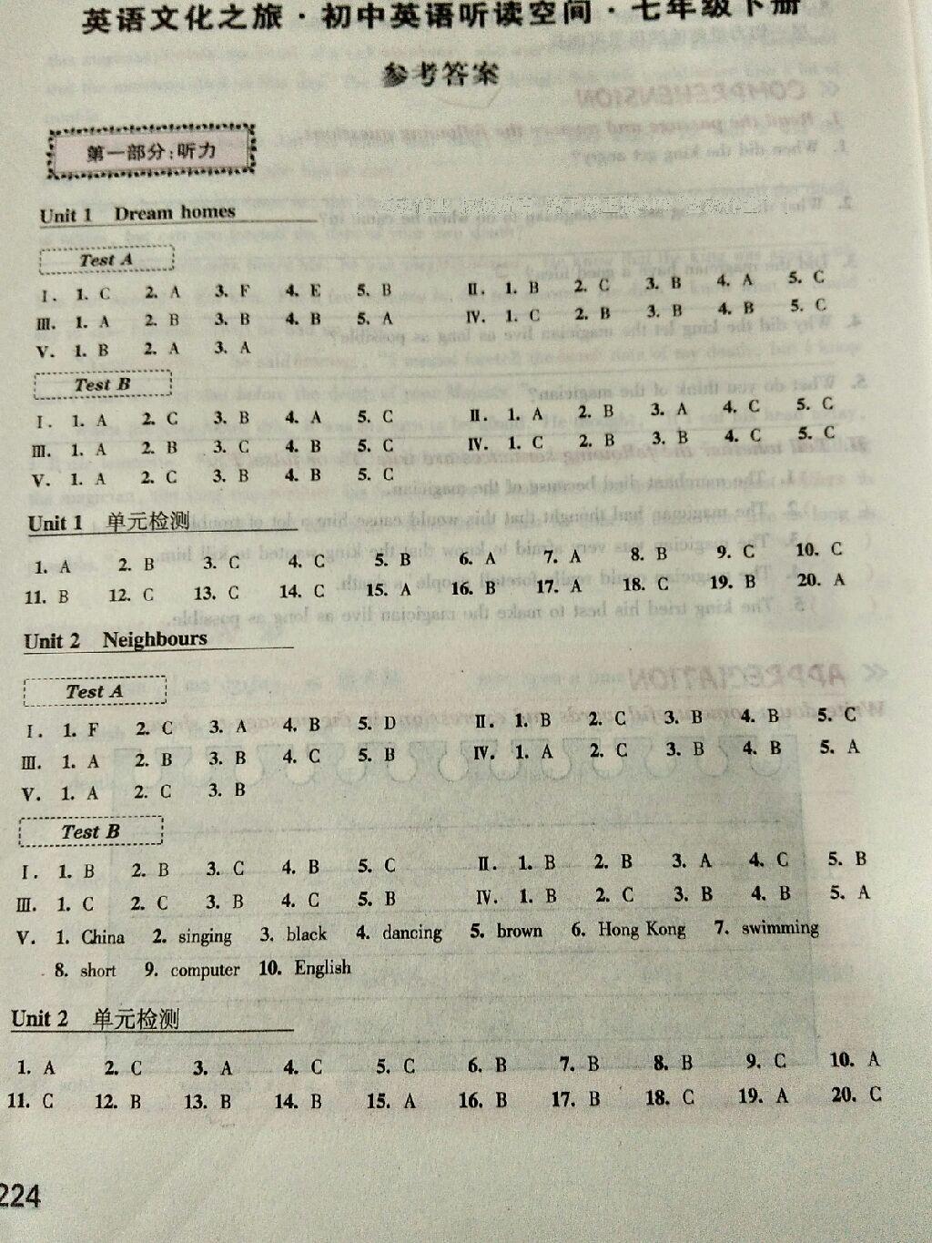 2015年初中英語(yǔ)聽(tīng)讀空間七年級(jí)下冊(cè) 第13頁(yè)