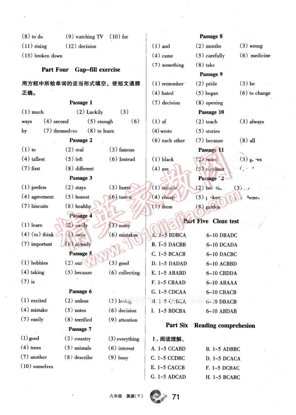 2016年學(xué)習(xí)之友九年級(jí)英語下冊 第3頁