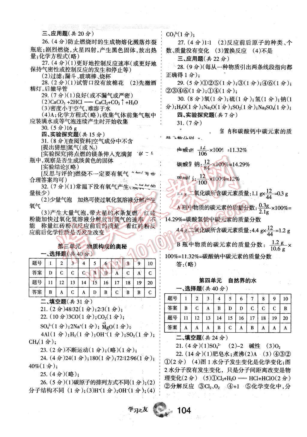 2016年學(xué)習(xí)之友九年級化學(xué)下冊人教版 第4頁