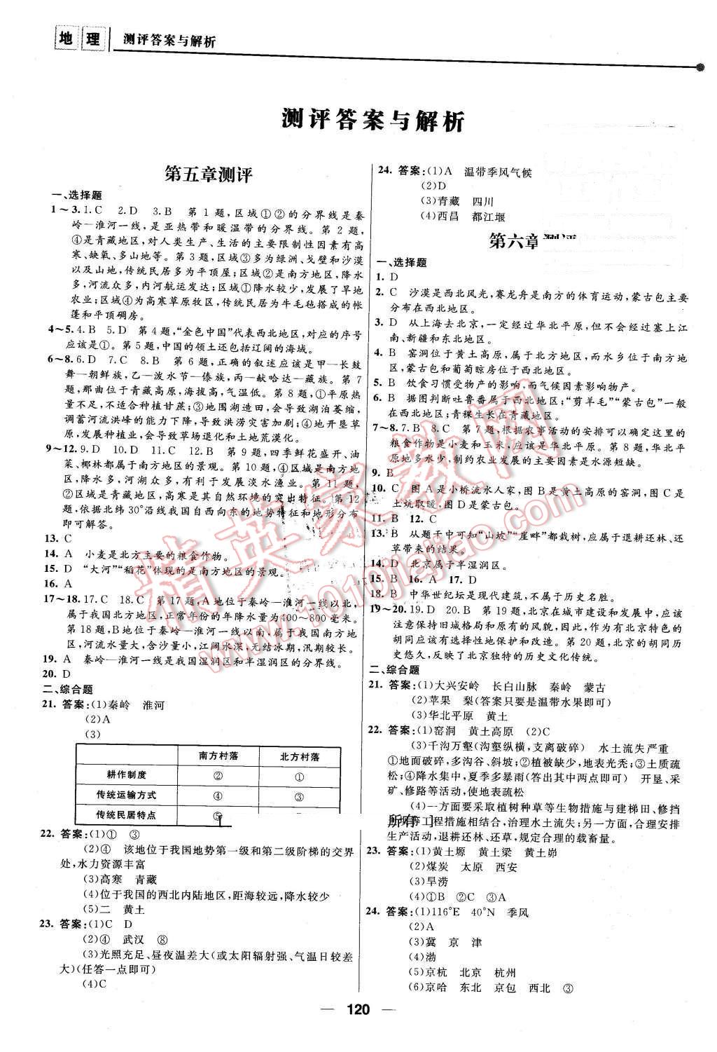 2016年新課程自主學(xué)習(xí)與測評初中地理八年級下冊人教版 第10頁