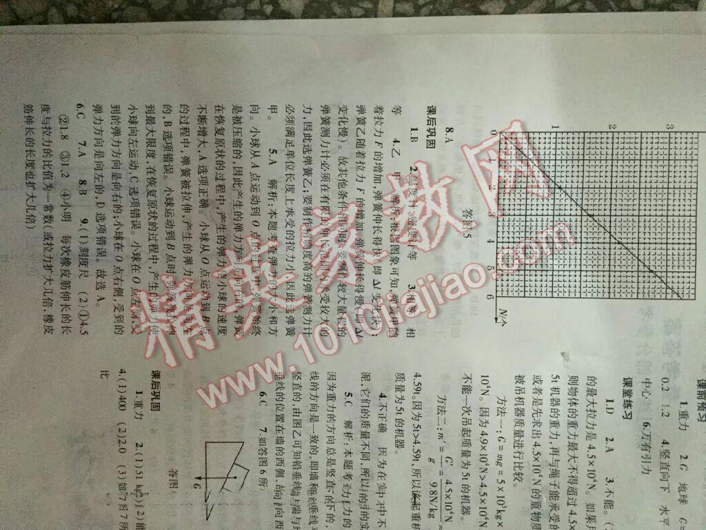 2015年基础训练含单元评价卷八年级物理下册人教版 第3页