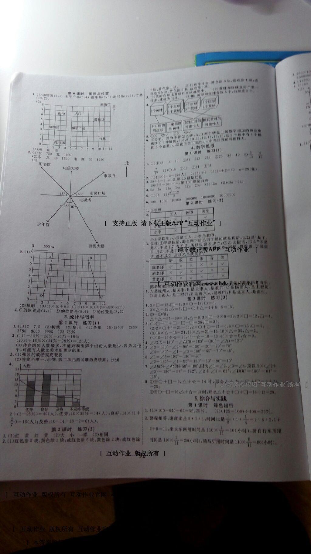 2015年陽光課堂課時(shí)優(yōu)化作業(yè)六年級數(shù)學(xué)下冊人教版 第18頁