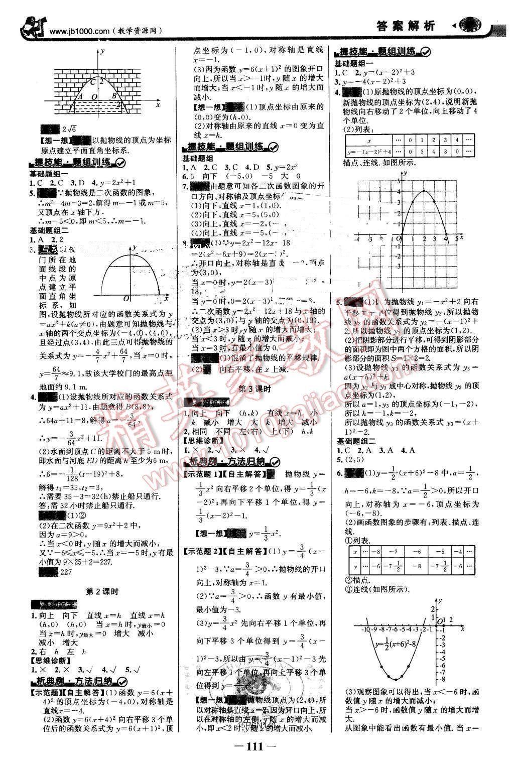 2016年世紀金榜金榜學案九年級數(shù)學下冊華師大版 第2頁