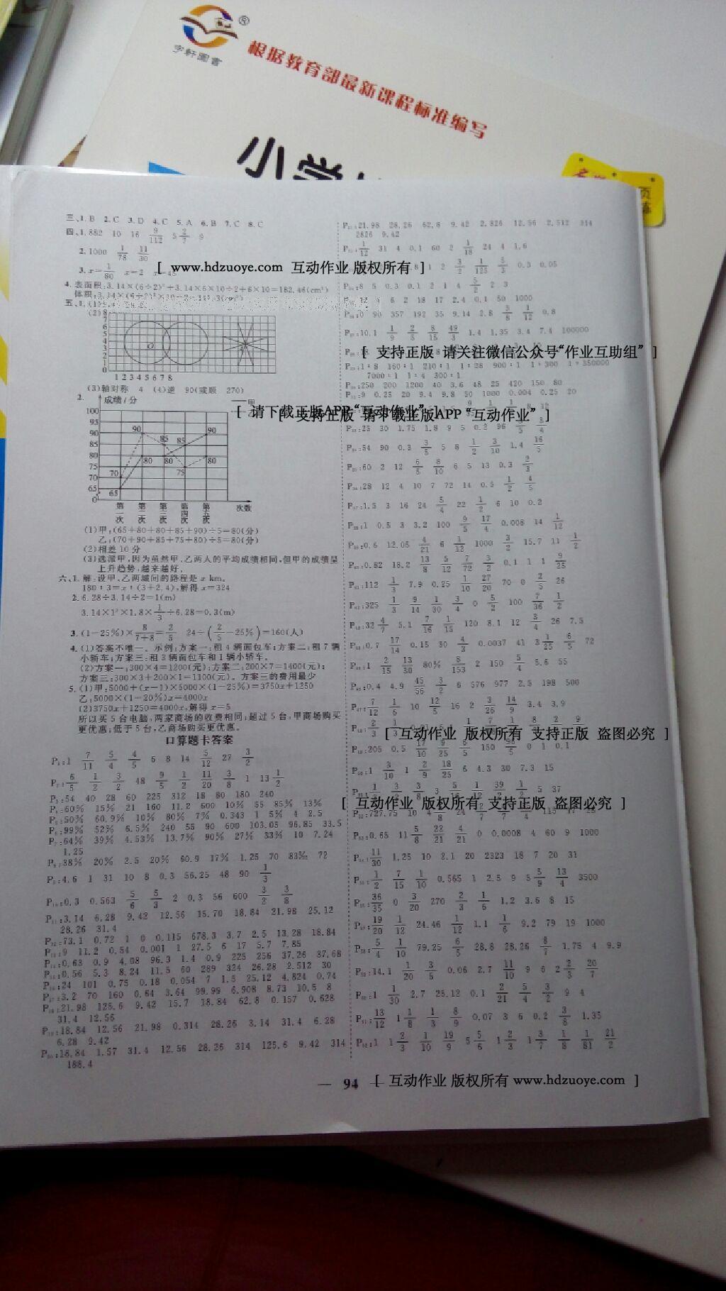 2015年陽(yáng)光課堂課時(shí)優(yōu)化作業(yè)六年級(jí)數(shù)學(xué)下冊(cè)人教版 第20頁(yè)