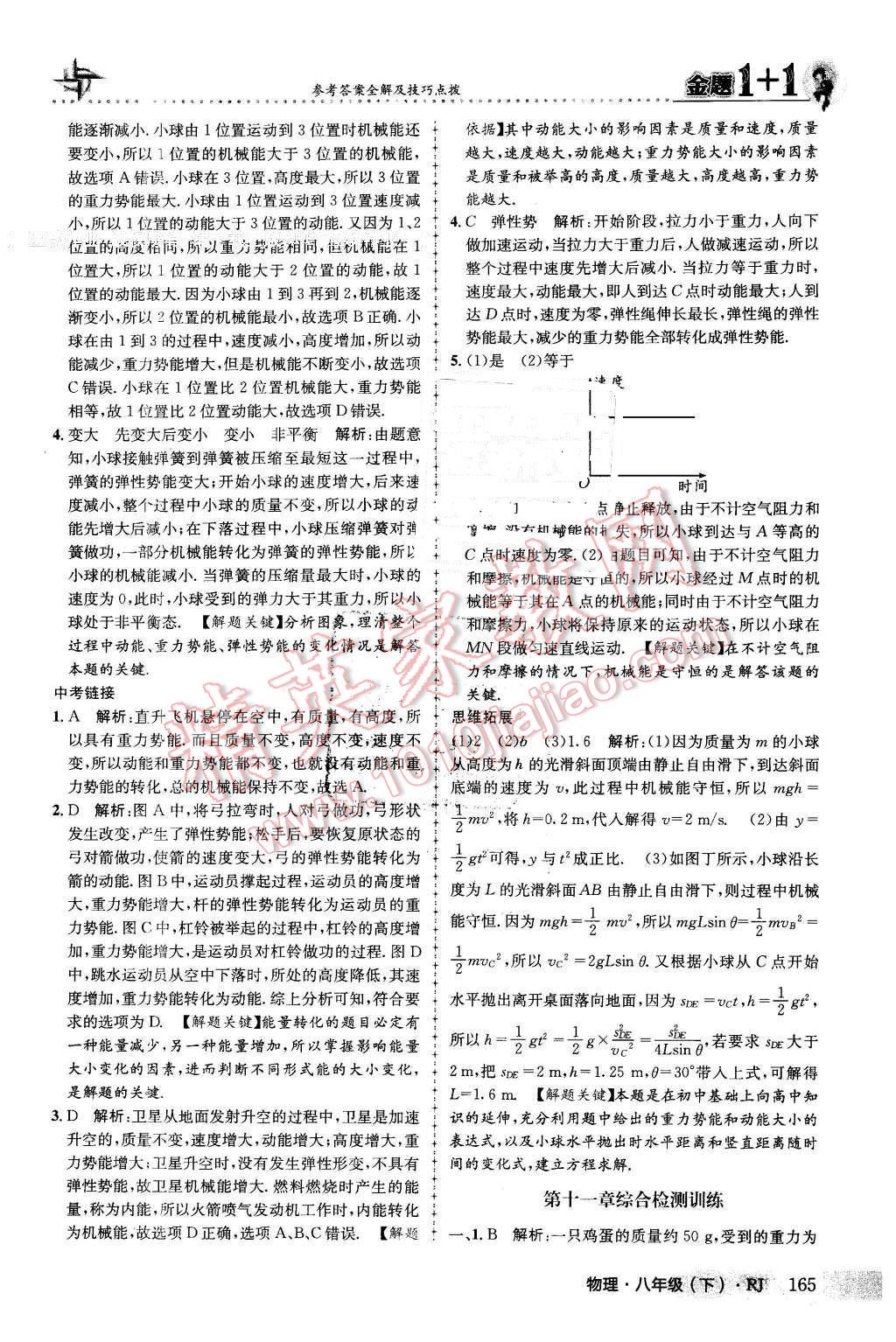 2016年金題1加1八年級(jí)物理下冊(cè)人教版 第41頁(yè)