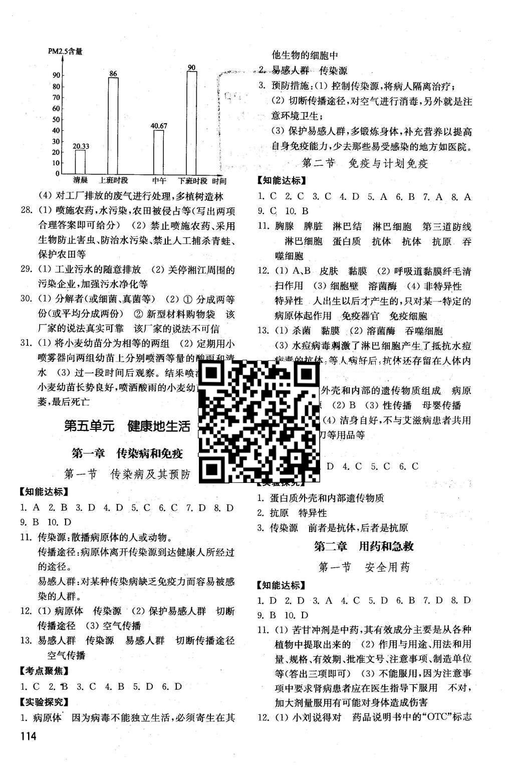 2016年初中基礎(chǔ)訓(xùn)練七年級(jí)生物學(xué)下冊(cè) 參考答案第12頁