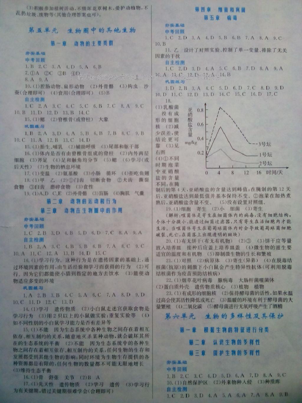 新優(yōu)化設(shè)計(jì)初中總復(fù)習(xí)生物 第11頁(yè)