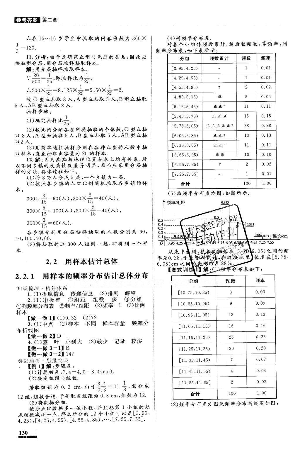 2016年高中同步測(cè)控優(yōu)化設(shè)計(jì)數(shù)學(xué)必修3人教A版 參考答案第30頁