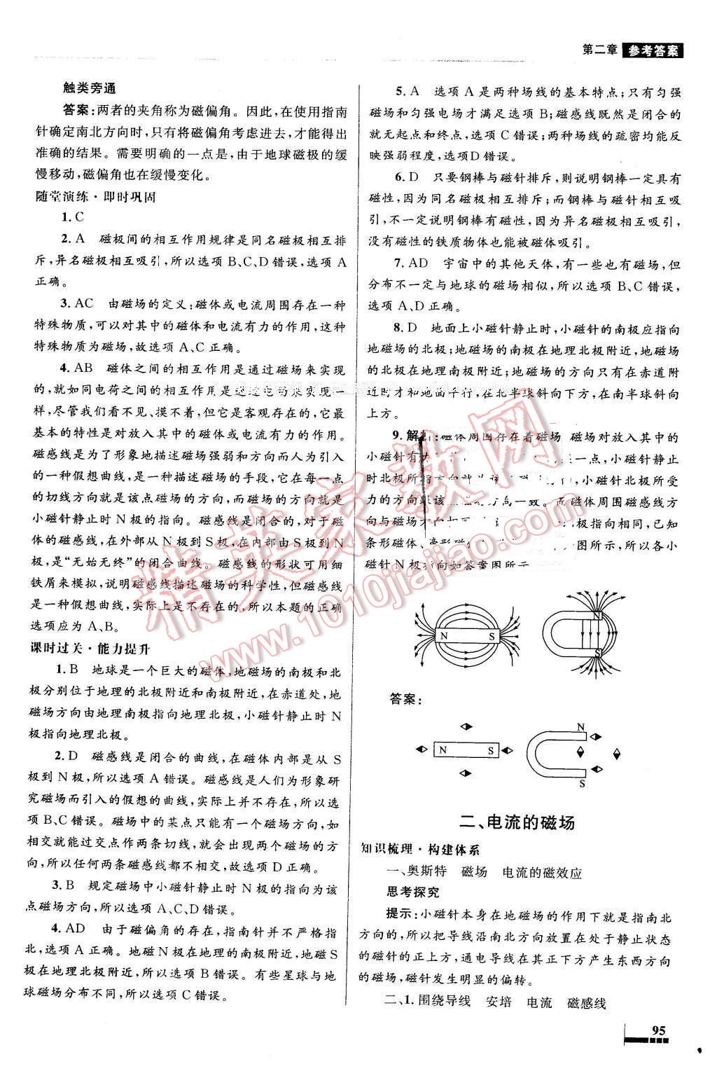 2016年高中同步測控優(yōu)化設(shè)計物理選修1-1人教版X 第10頁