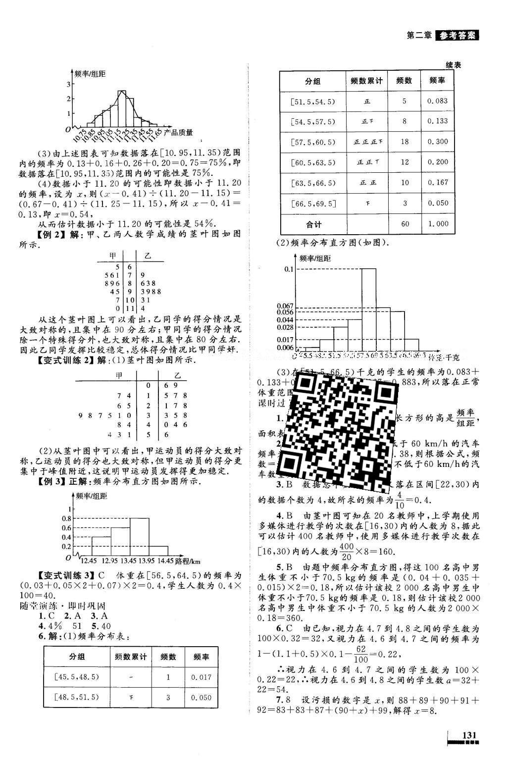 2016年高中同步測(cè)控優(yōu)化設(shè)計(jì)數(shù)學(xué)必修3人教A版 參考答案第31頁